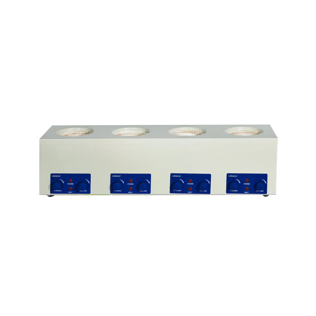 4-position heating mantle stirrer 250-1000 mL per station, 450°C max
