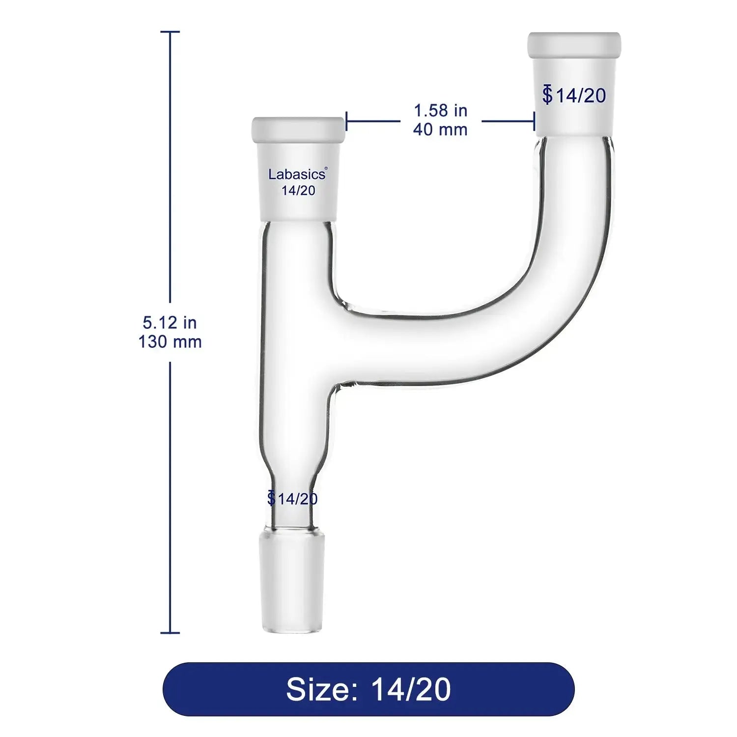 3 Way Claisen Distilling Adapter Labasics