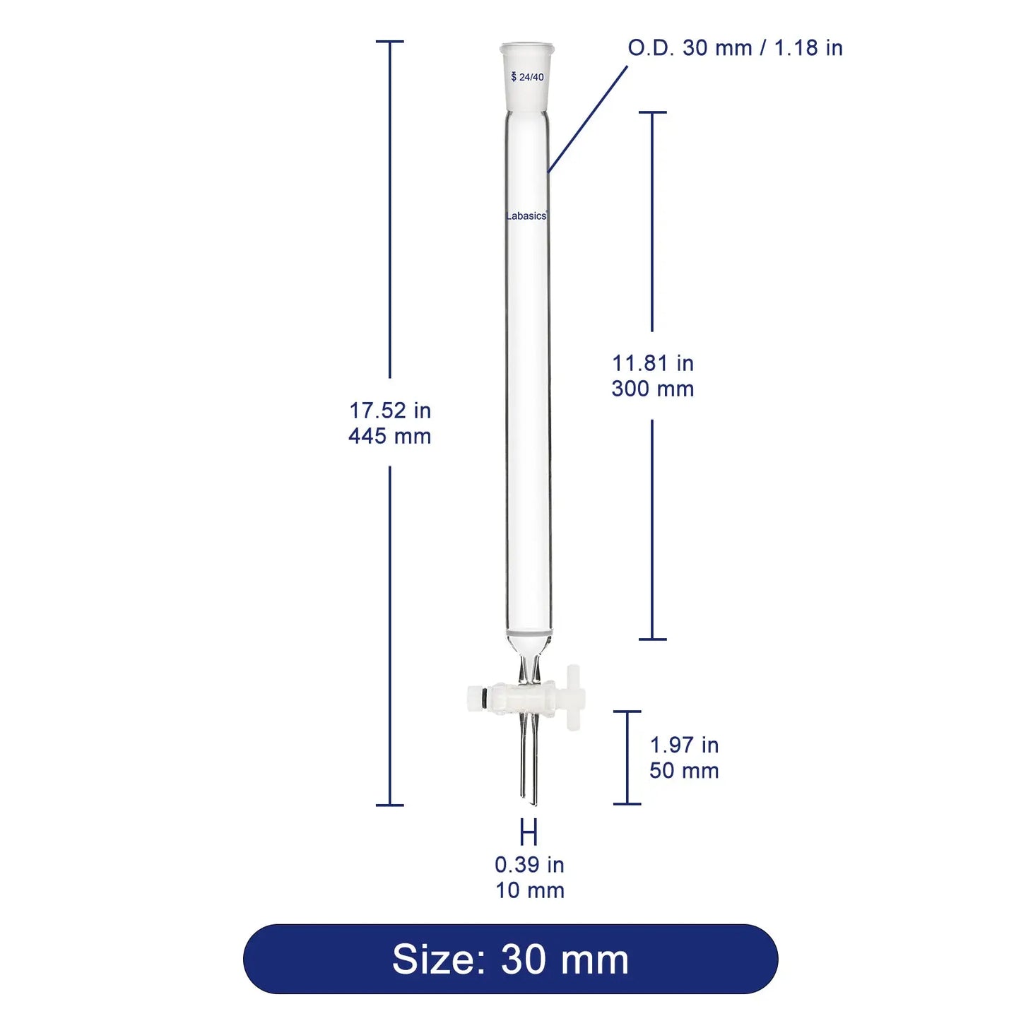 Glass Chromatography Column Labasics
