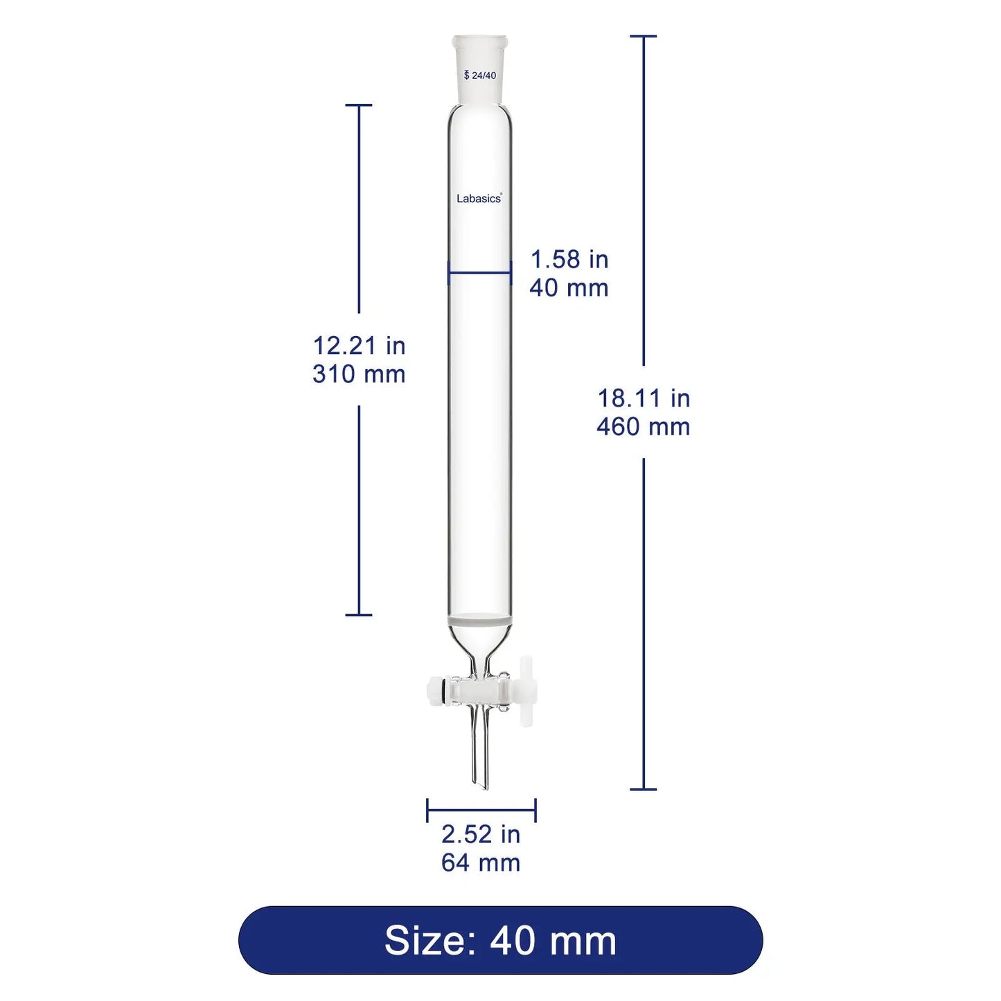 Glass Chromatography Column Labasics