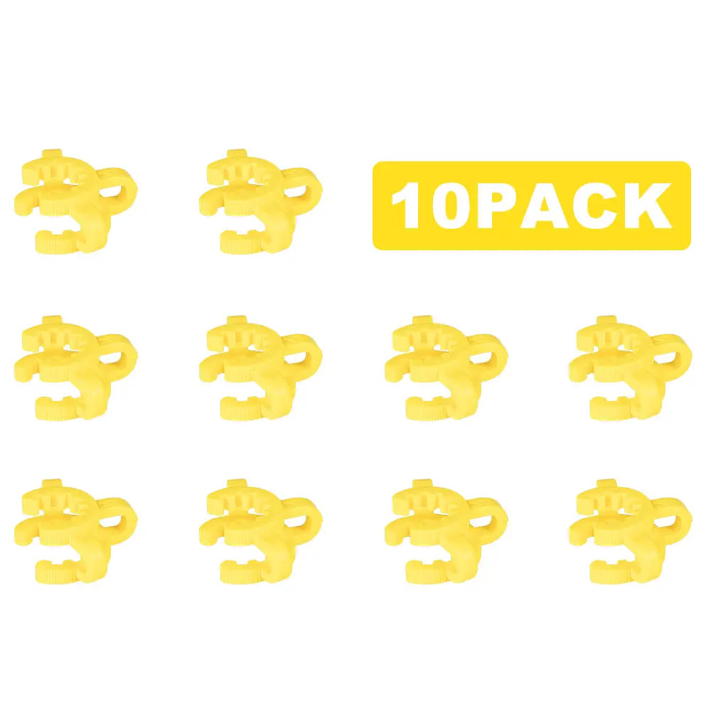 Plastic Joint Clips, 14/20 Joint, Yellow, 10 Packs Labasics