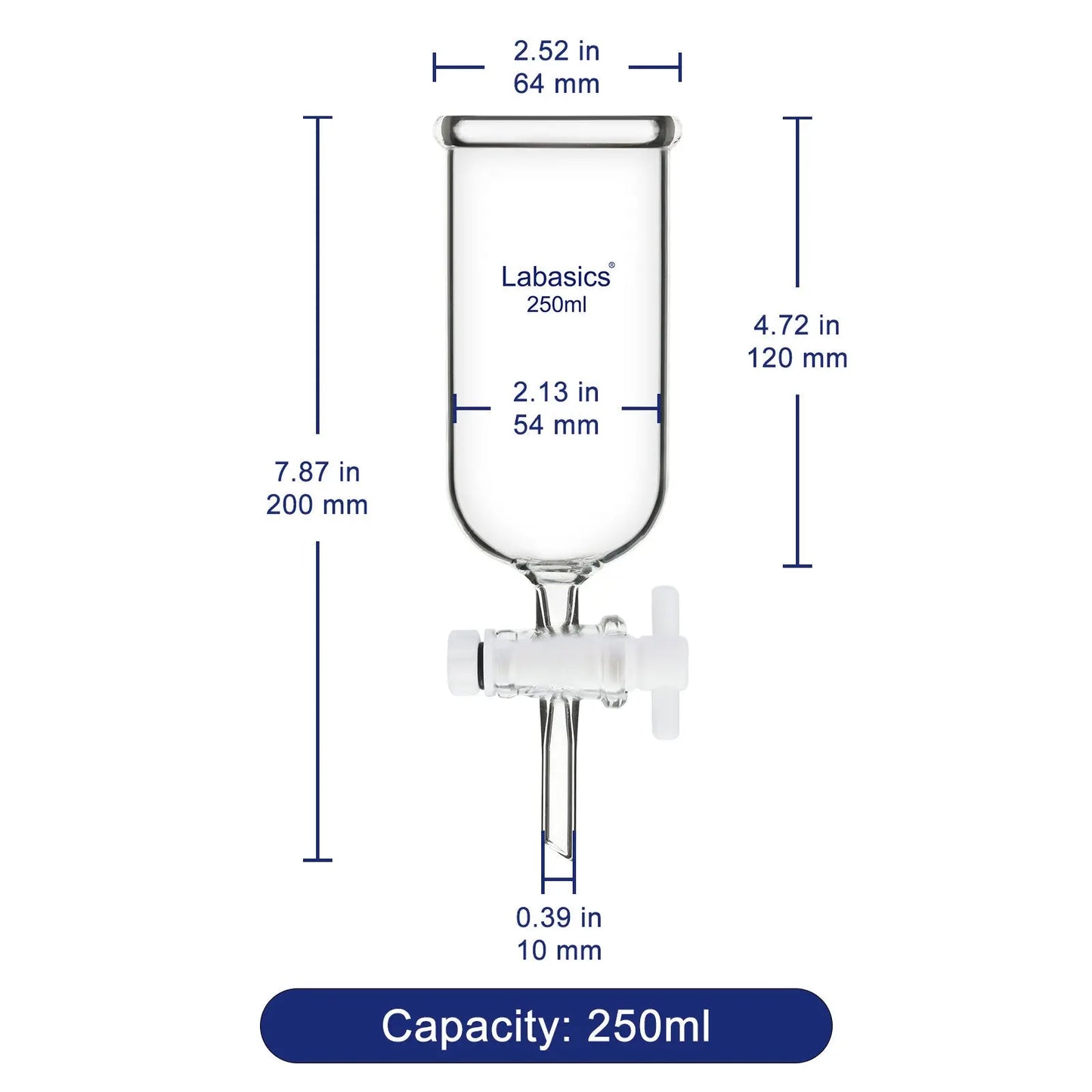 Dropping Funnel, 250-500ml Labasics