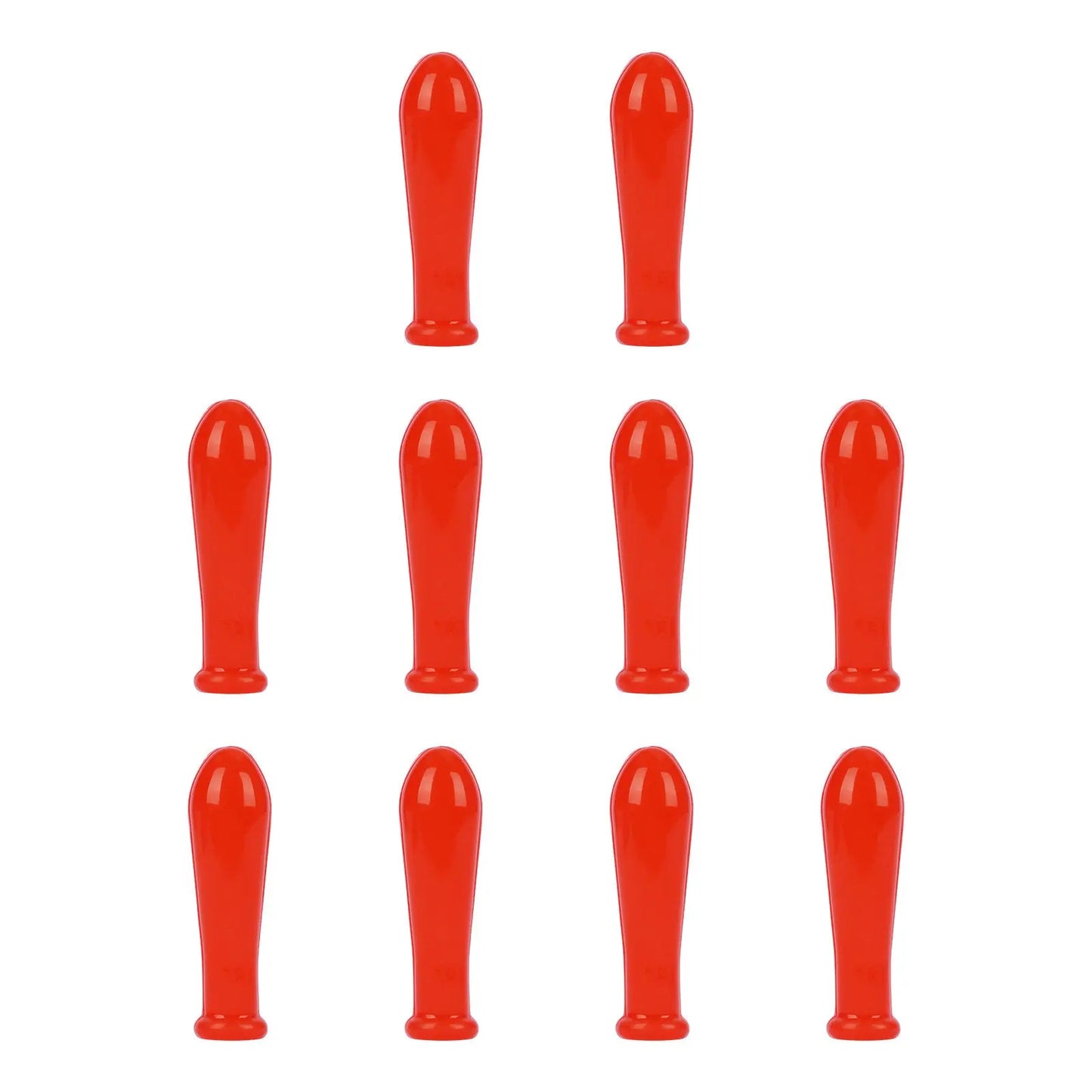 Red Silicone Pipette Caps, 10 Pack Labasics shop