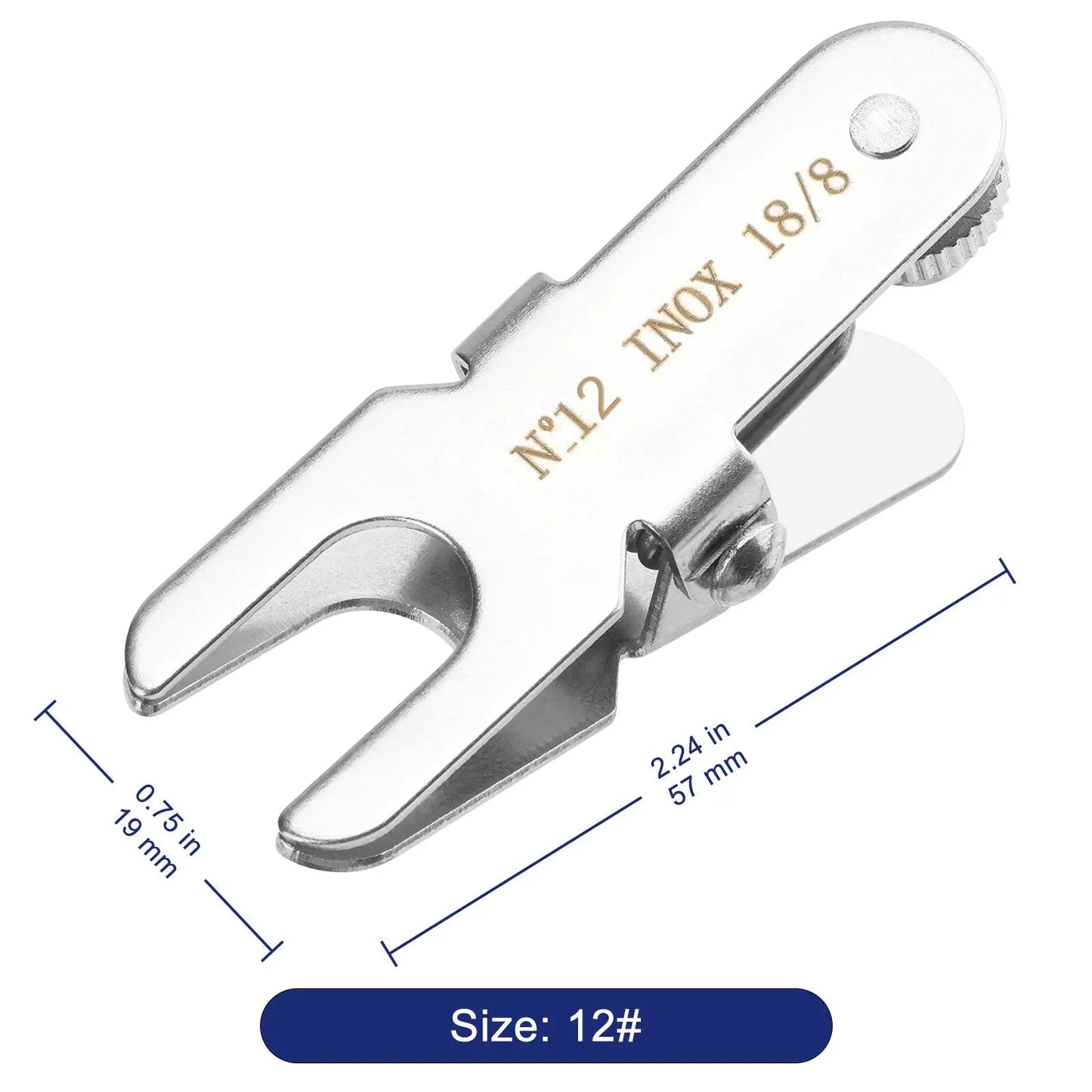 Stainless Steel Spherical Pinch Clamp, Size 12–28 Labasics