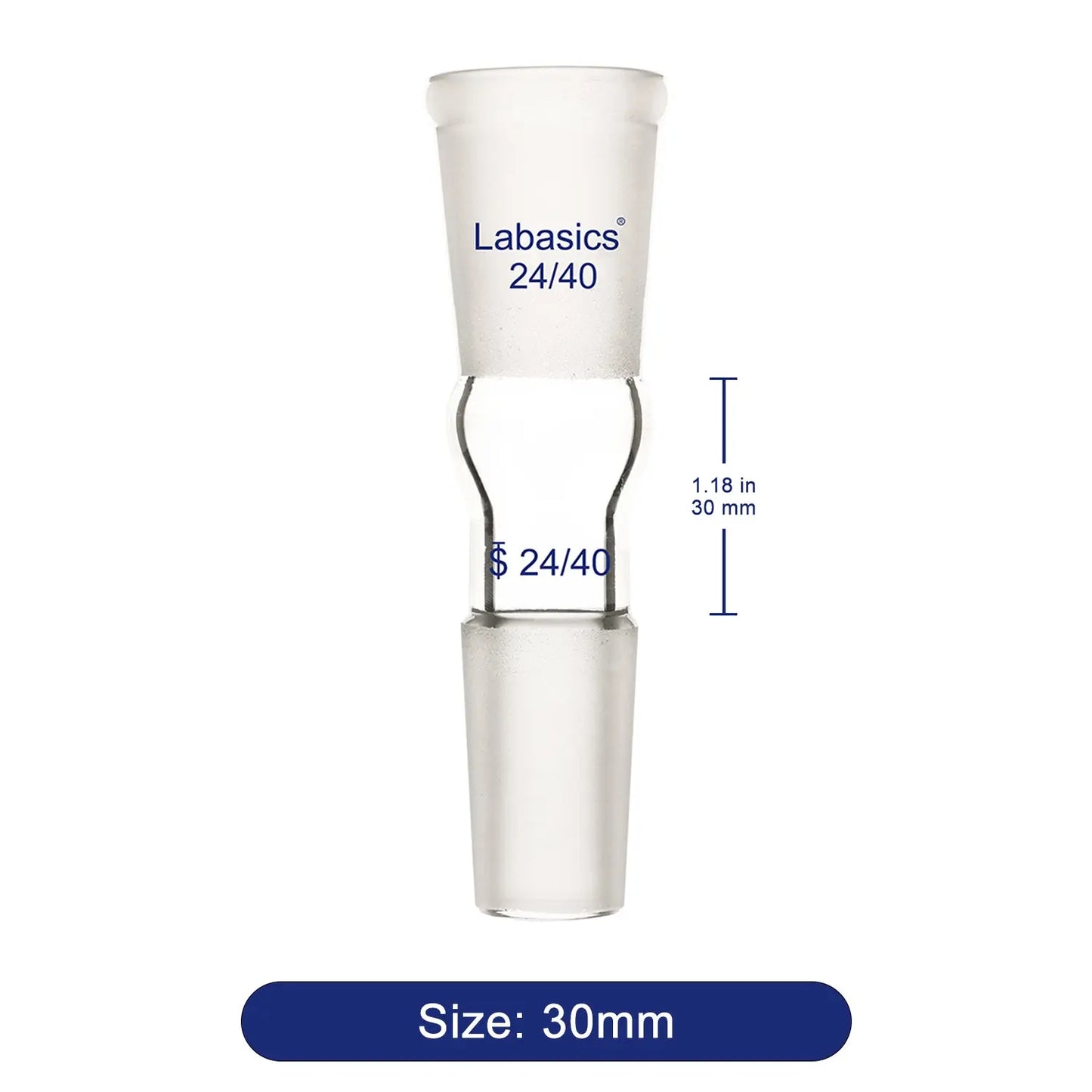 Glass Straight Connecting Adapter Labasics