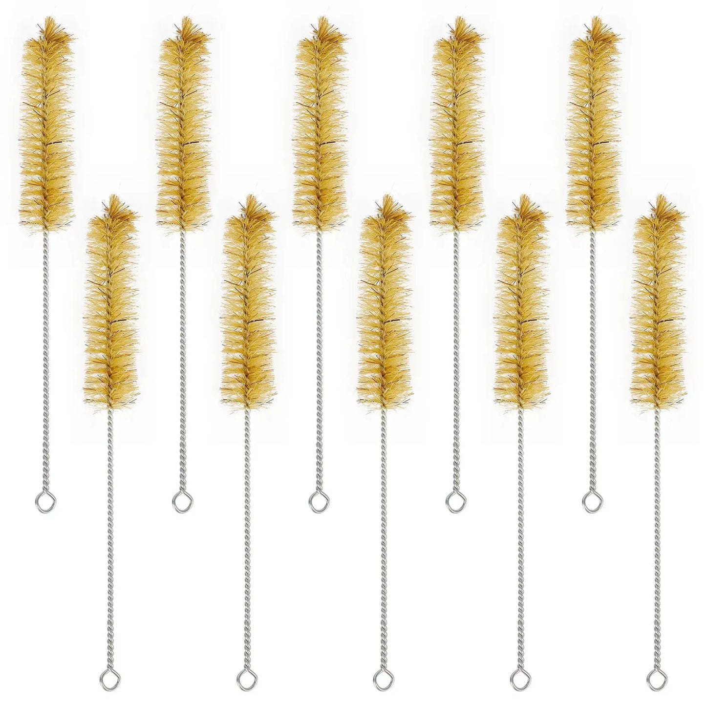 10 Pack Bristle Test Tube Bottle Wash Cleaning Brushes Labasics