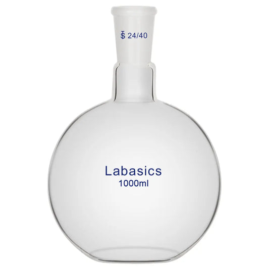 Glass Flat Bottom Flask, 24/40 Standard Taper Outer Joint, 50-2000 mL Labasics