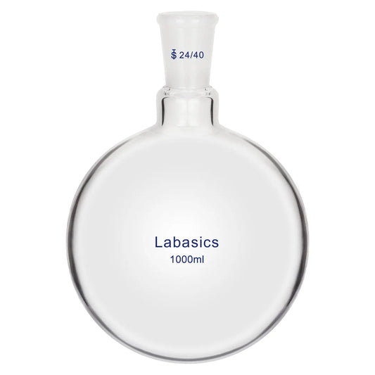 Glass Round Bottom Flask with 24/40 Standard Taper Outer Joint Labasics