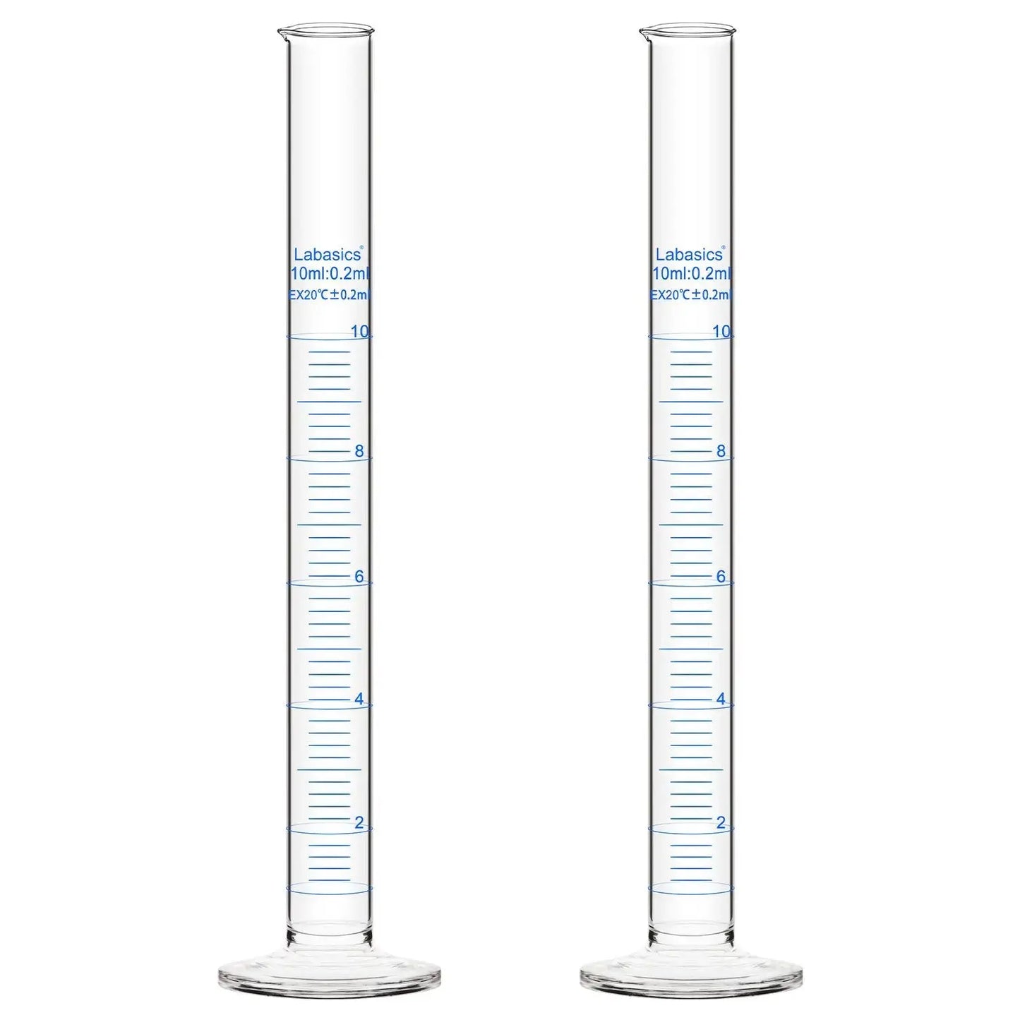 Measuring Cylinder, 10-250 mL, 2 Packs Labasics