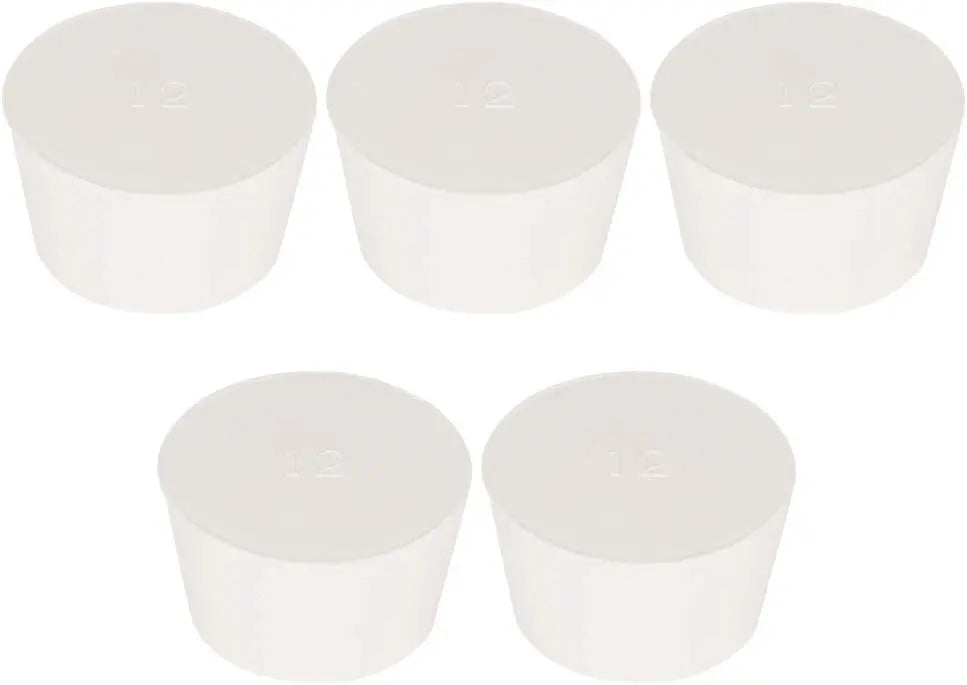 Solid Rubber Stoppers, White Labasics