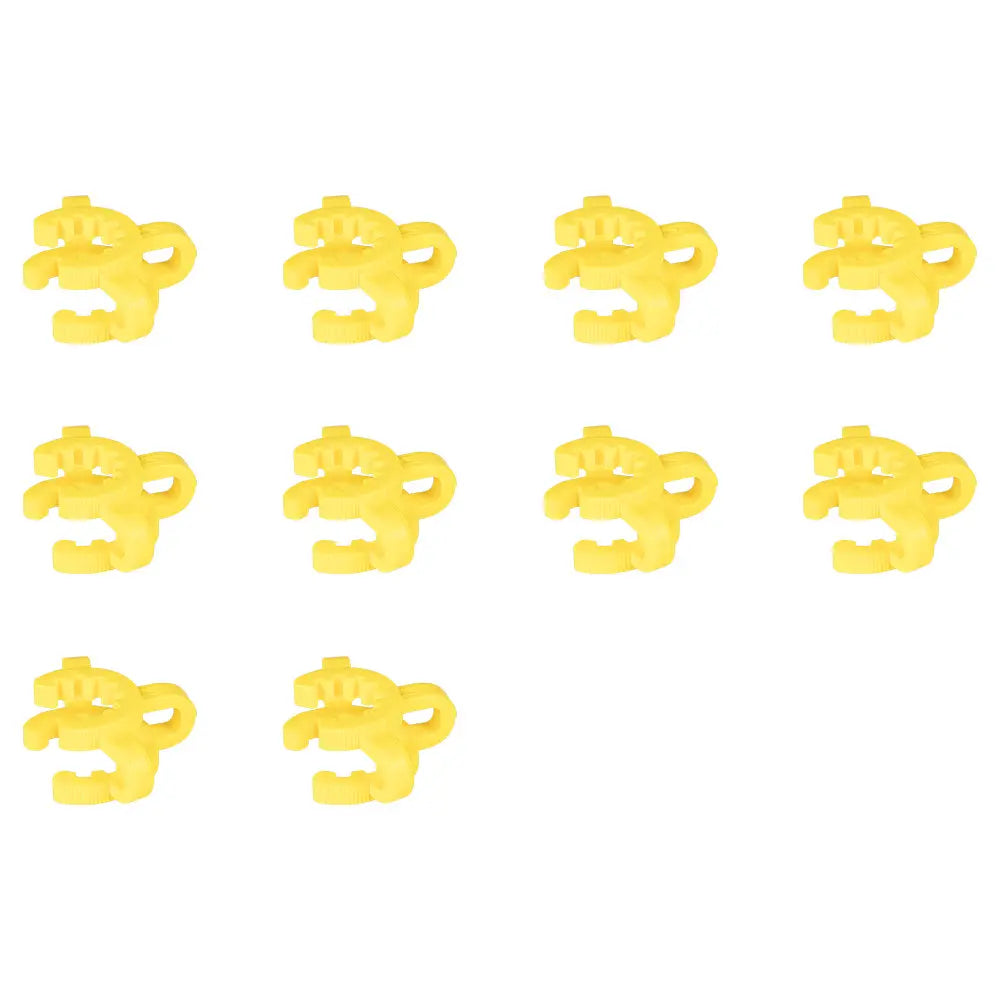 Plastic Joint Clips, 14/20 Joint, Yellow, 10 Packs Labasics