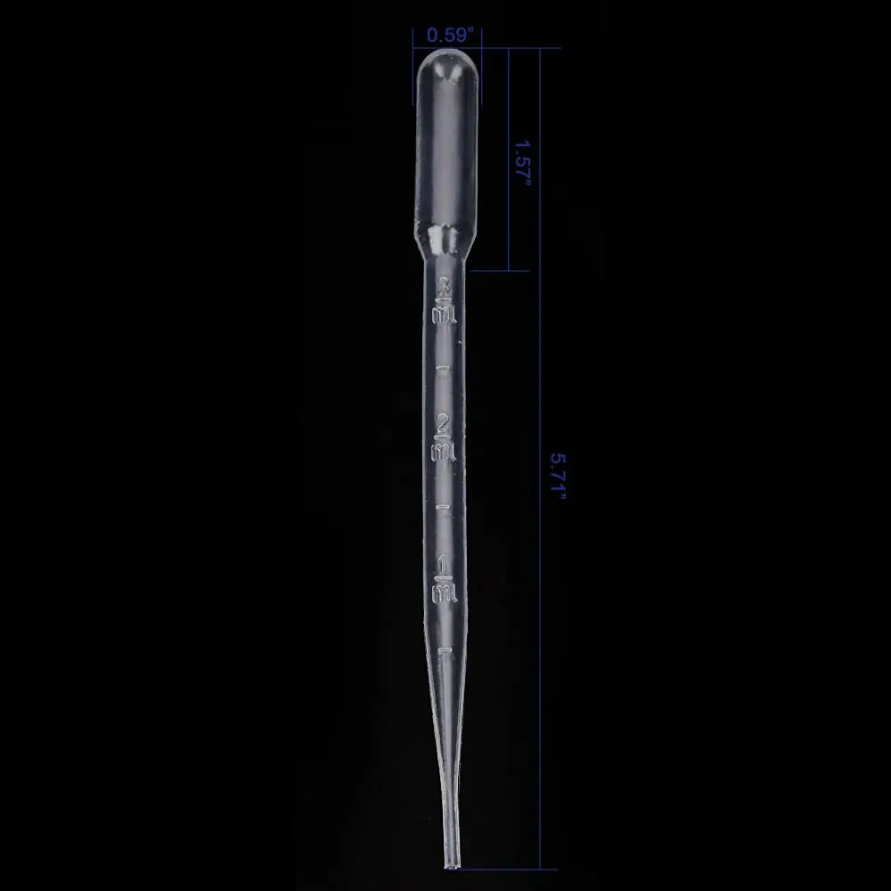Graduated Transfer Pipette Droppers, 3 mL, 100 Packs Labasics