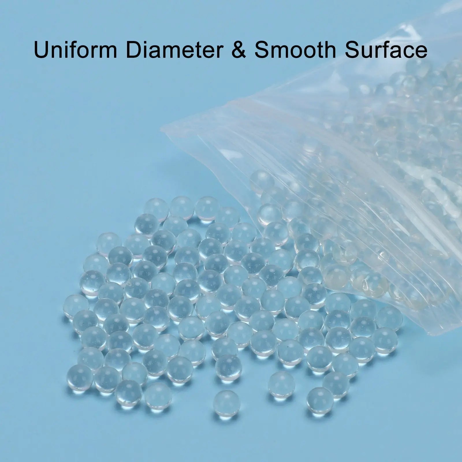 Solid Round Glass Beads for Heating and Boiling Prevention, 500 pack, Diameter 3-6 mm Labasics shop