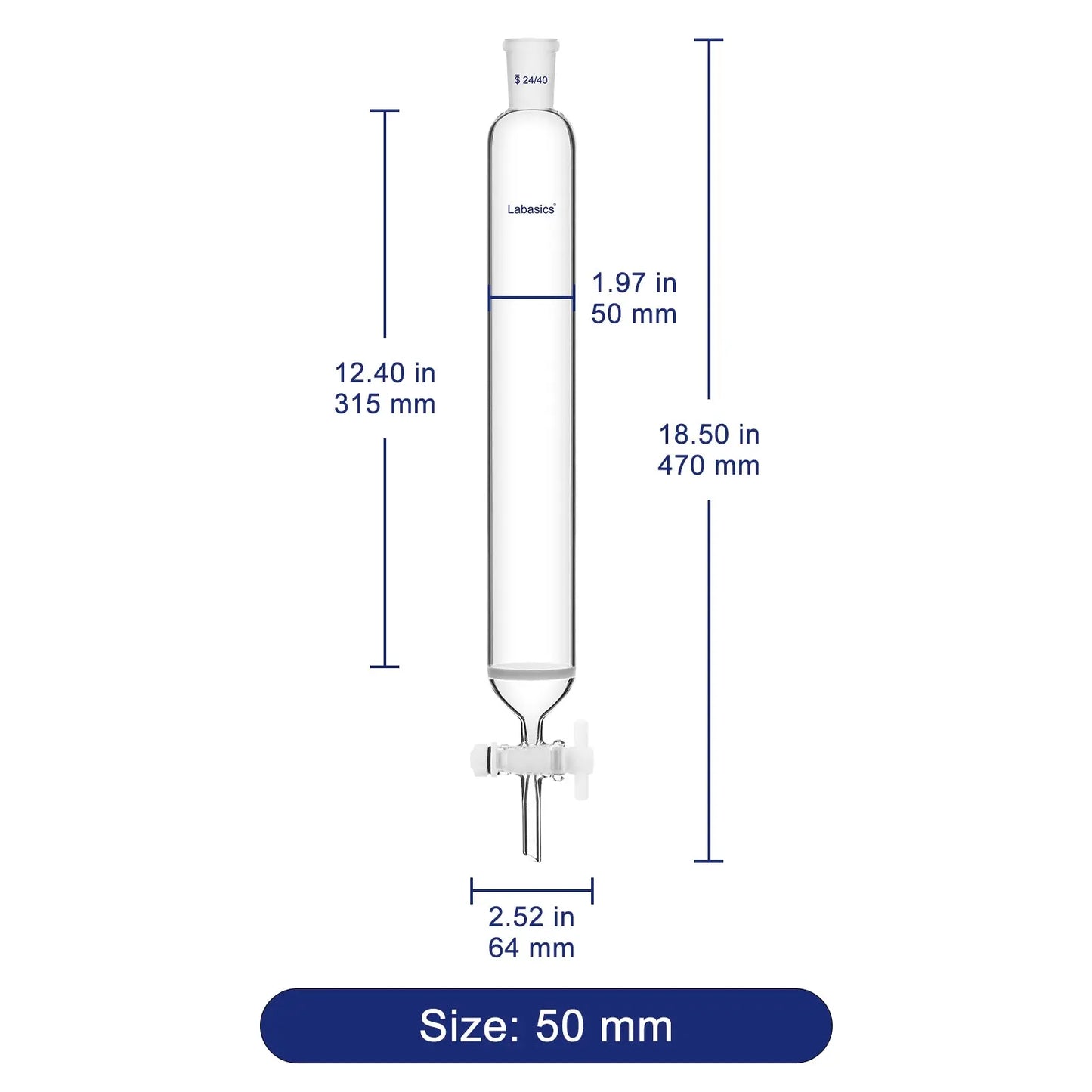 Glass Chromatography Column Labasics