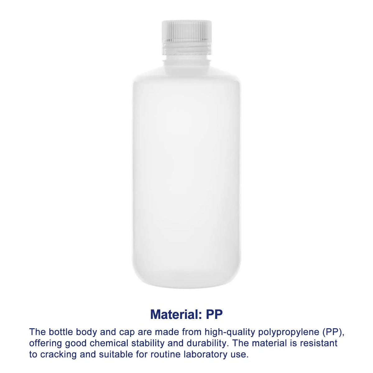 Transparent Narrow-Mouth Media Storage Bottles, Polypropylene, 250-1000 ml Labasics
