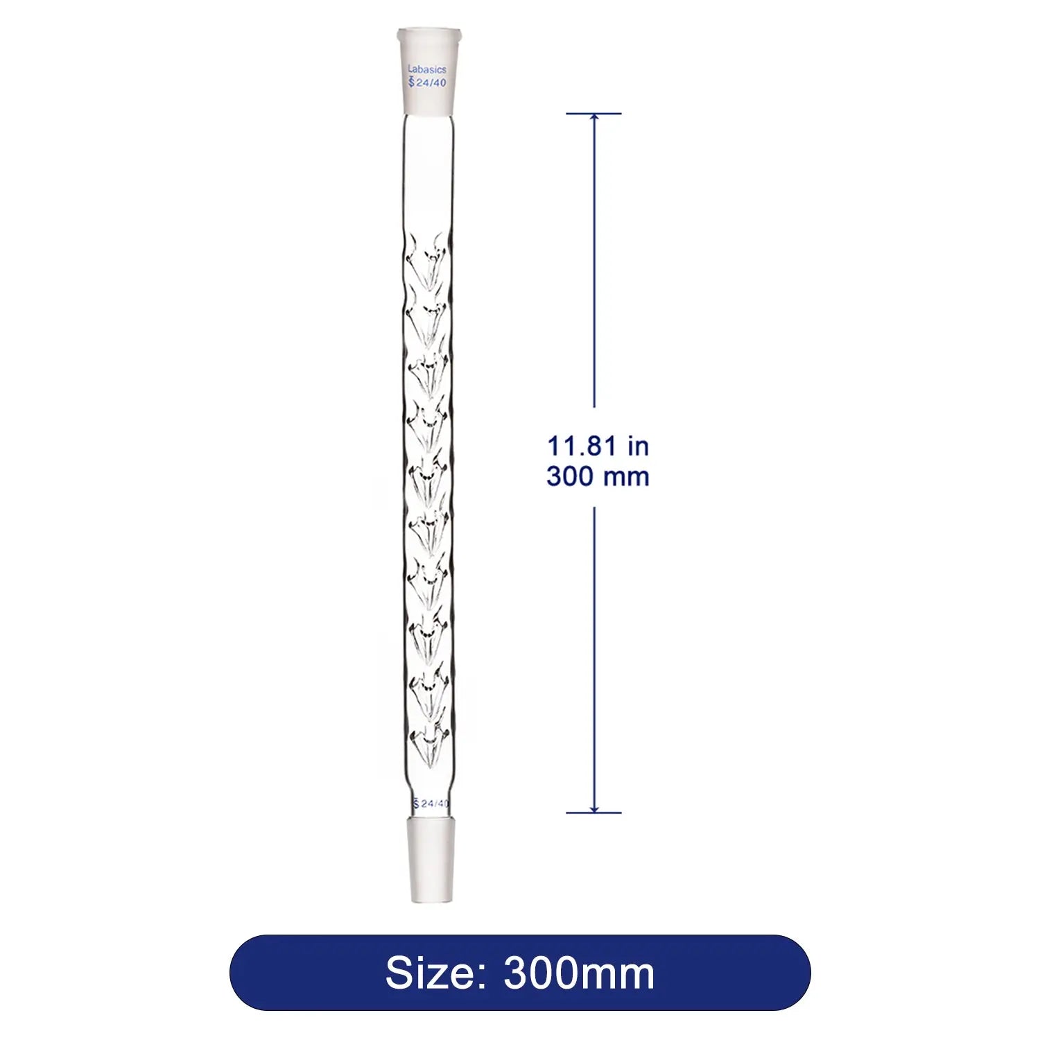 Vigreux Distillation Column,24/40 Joints, 200/300/400 mm Labasics