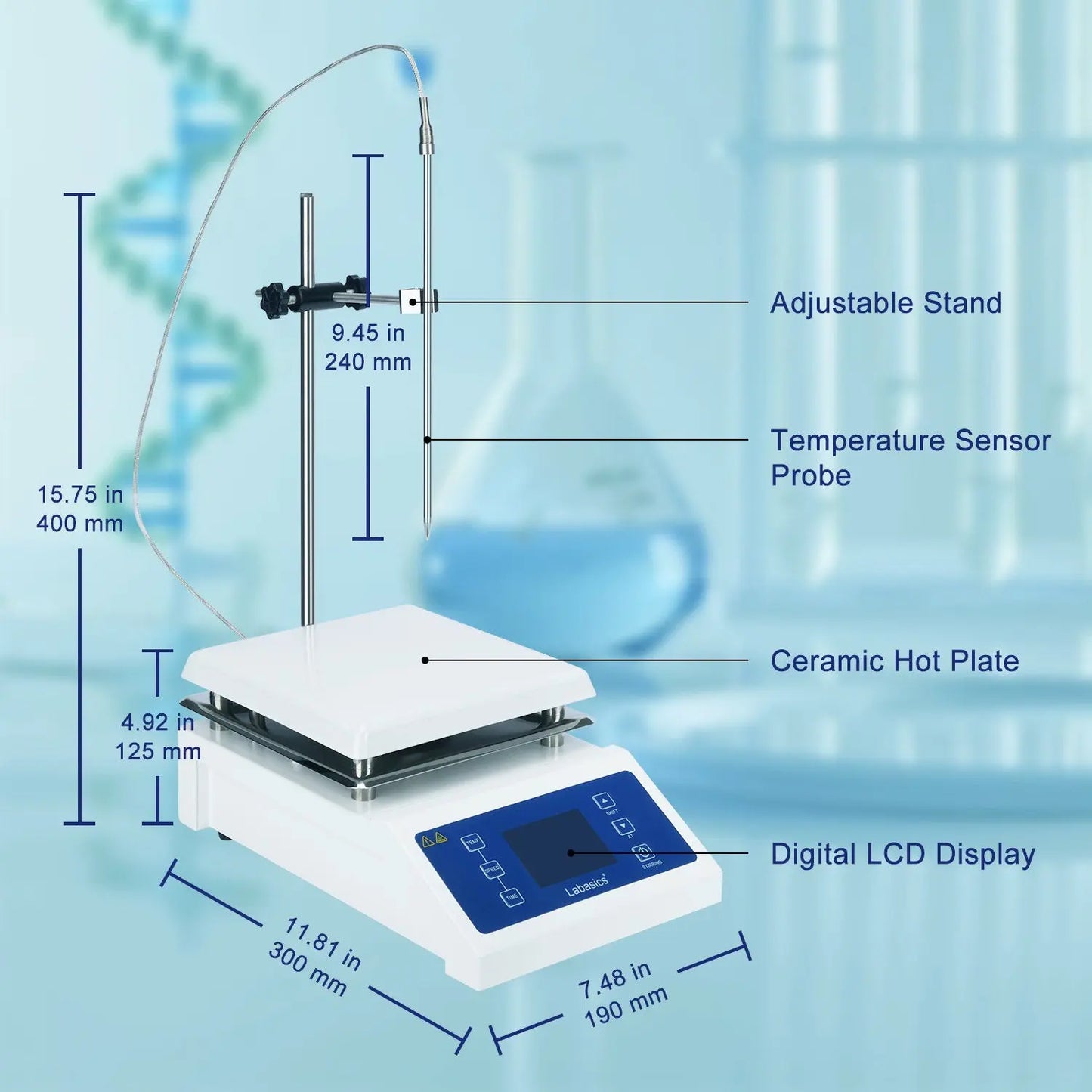 US-LB-MagneticStirrer-5L Labasics