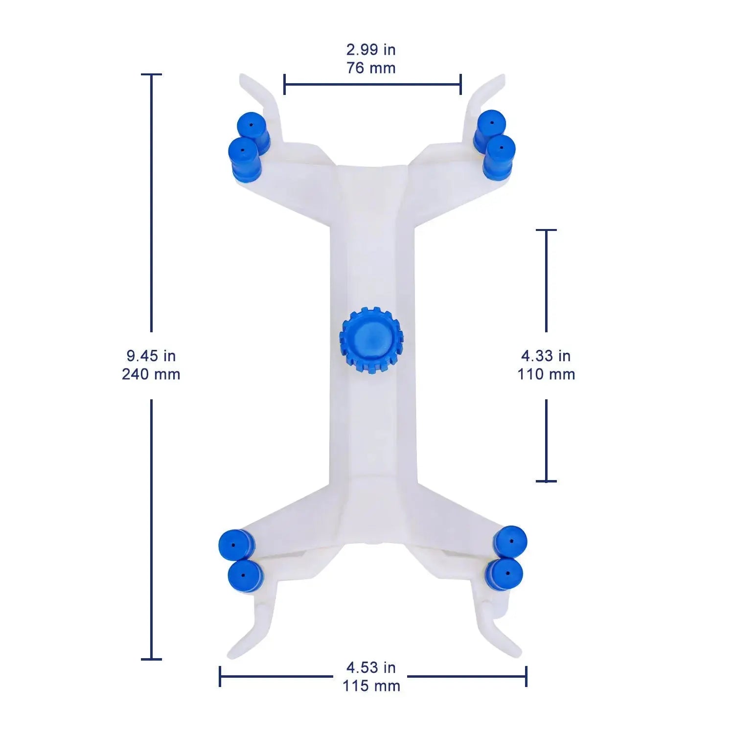Plastic Double Burette Clamp Labasics