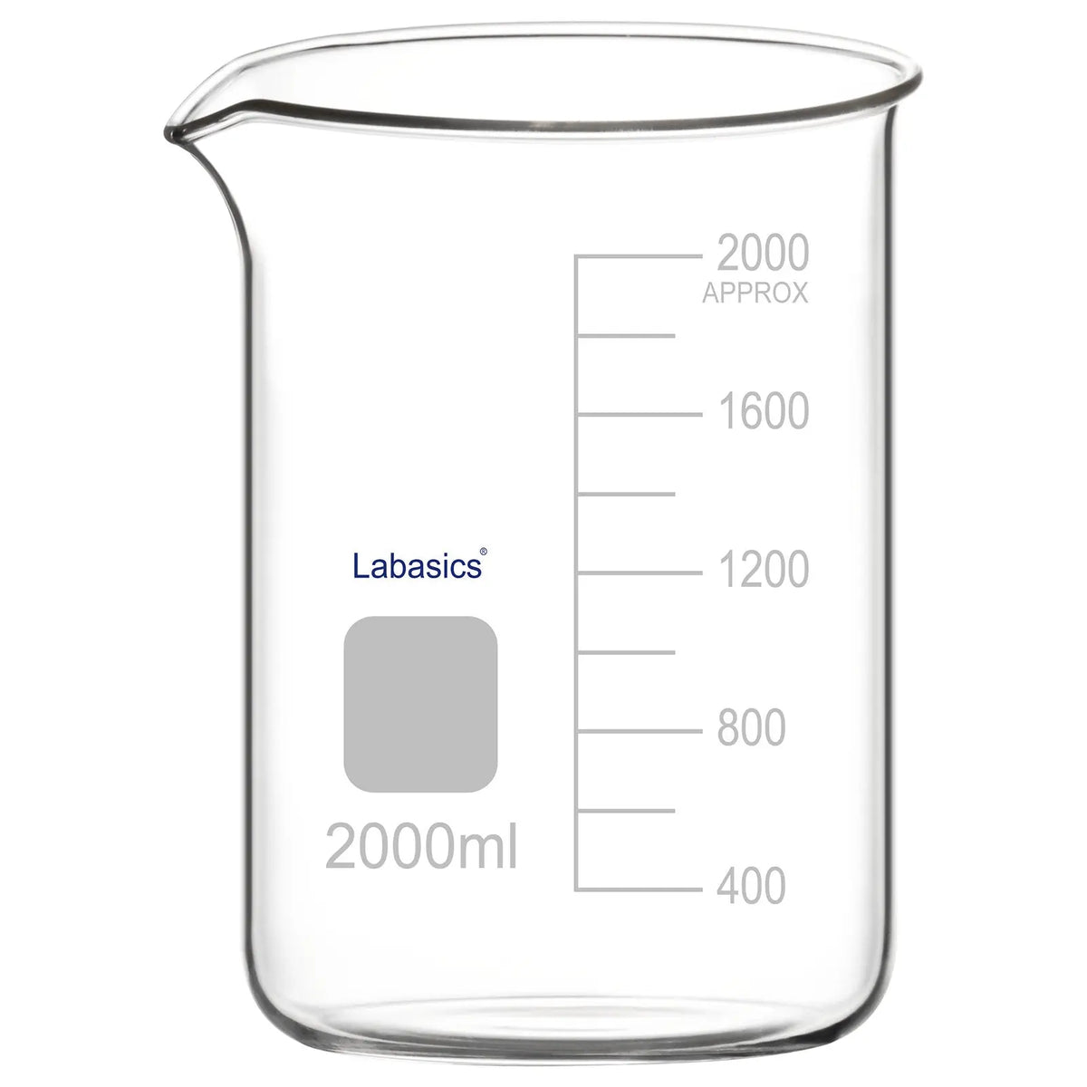 Glass Beaker with Pouring Spout, 50-1000 ml Labasics
