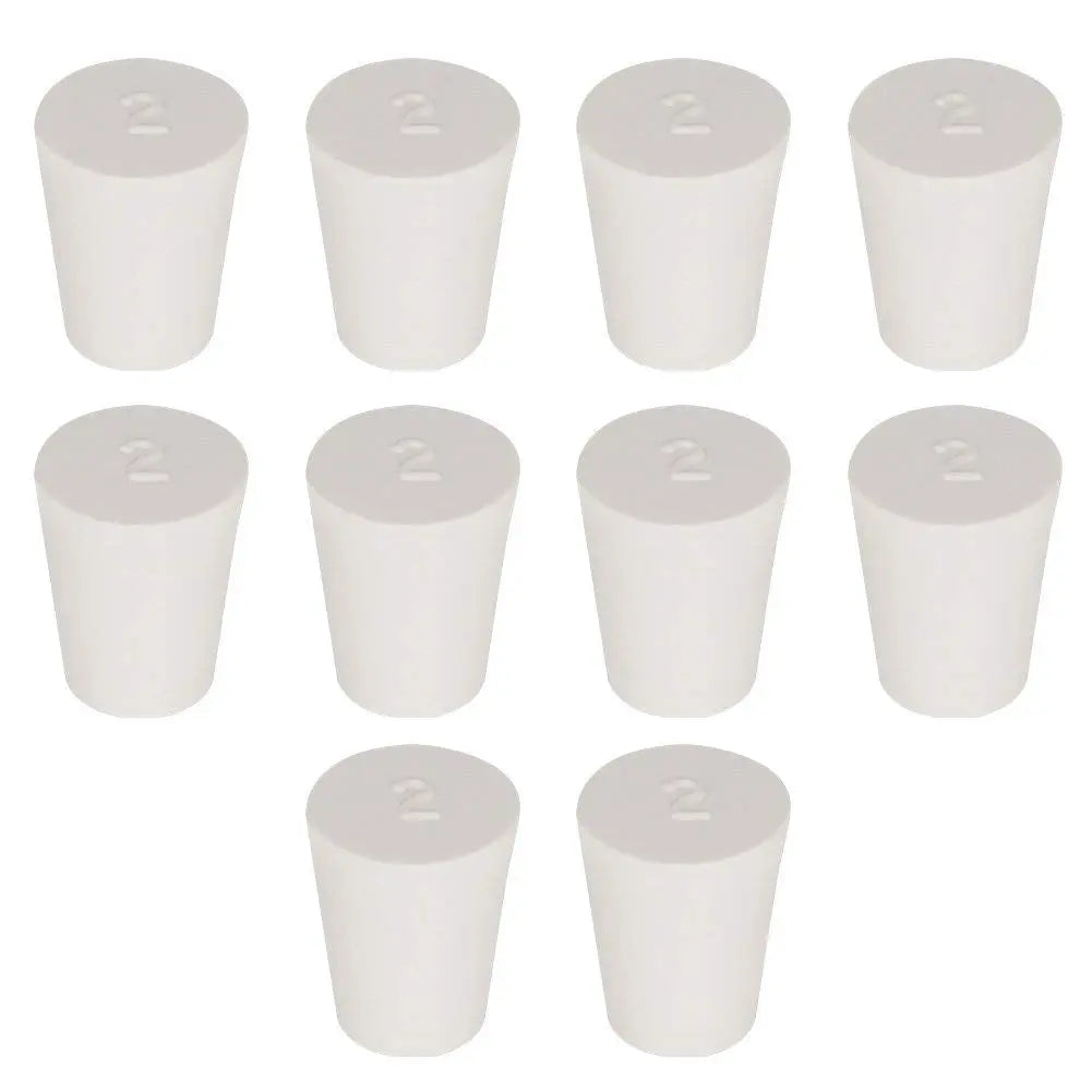 Solid Rubber Stoppers, White Labasics