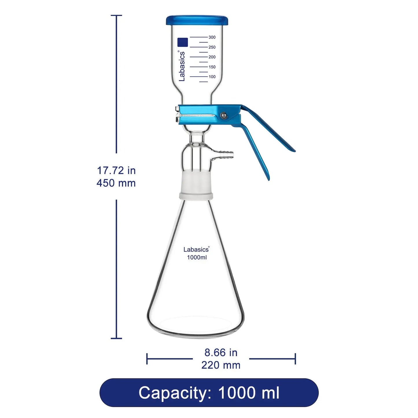 Vacuum Filtration Apparatus, 500-2000 ml Labasics