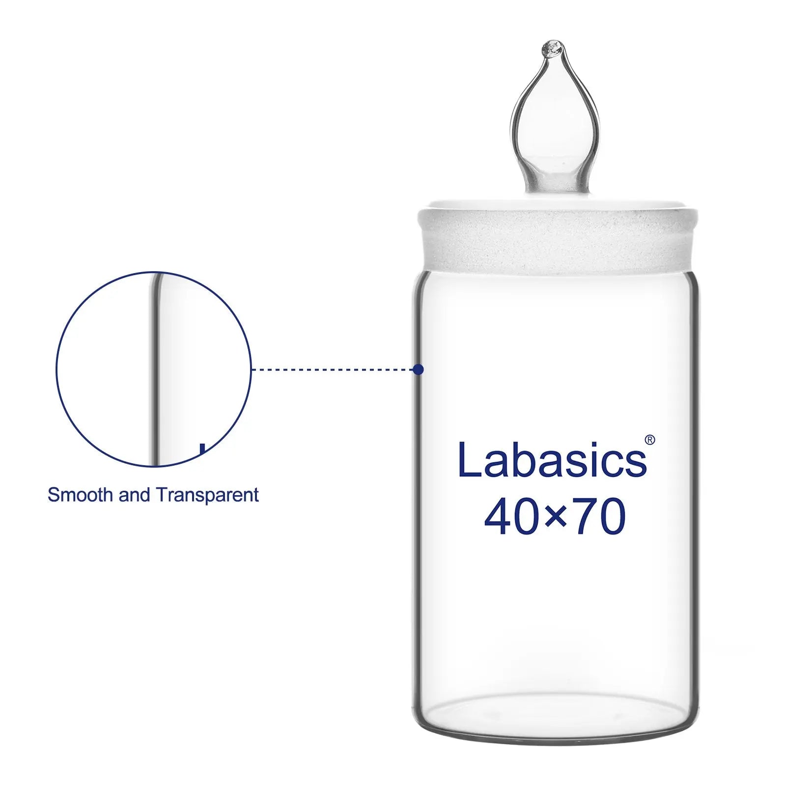 Weighing Bottle with Ground Stopper, Diameter 40-70 mm Labasics shop