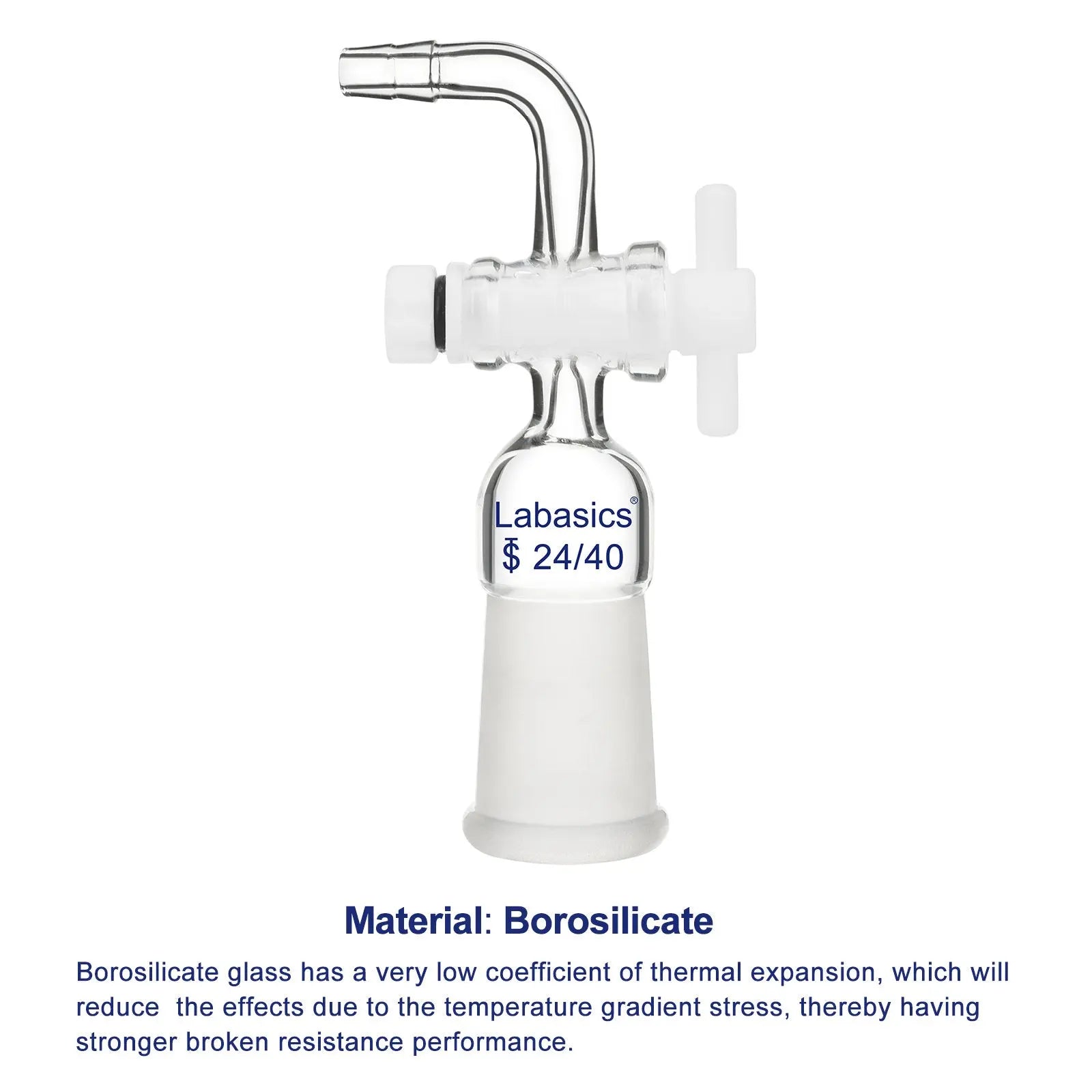 Vacuum Flow Control Adapter, Bent Hose Connection Labasics shop