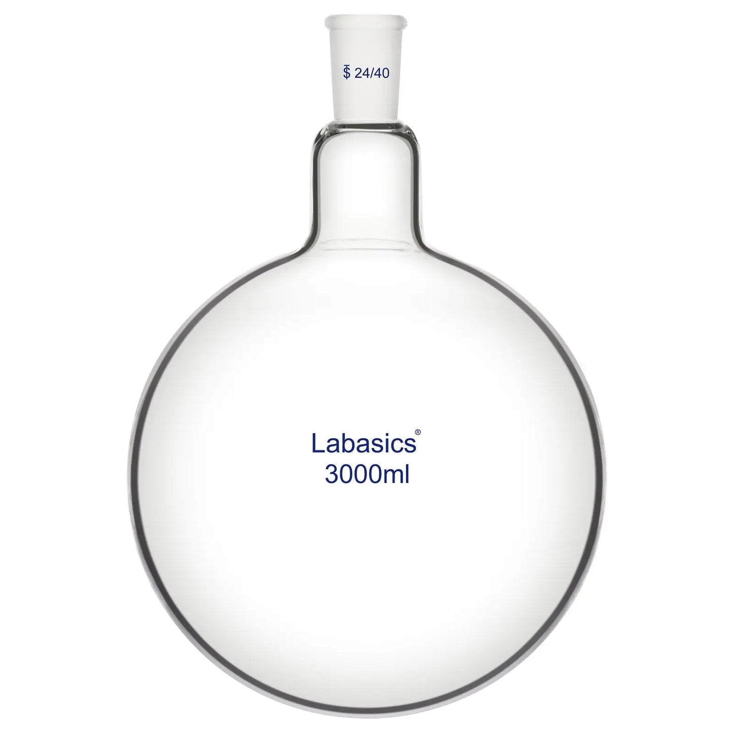 Glass Round Bottom Flask, 24/40 Standard Taper Outer Joint, 50-2000 mL Labasics