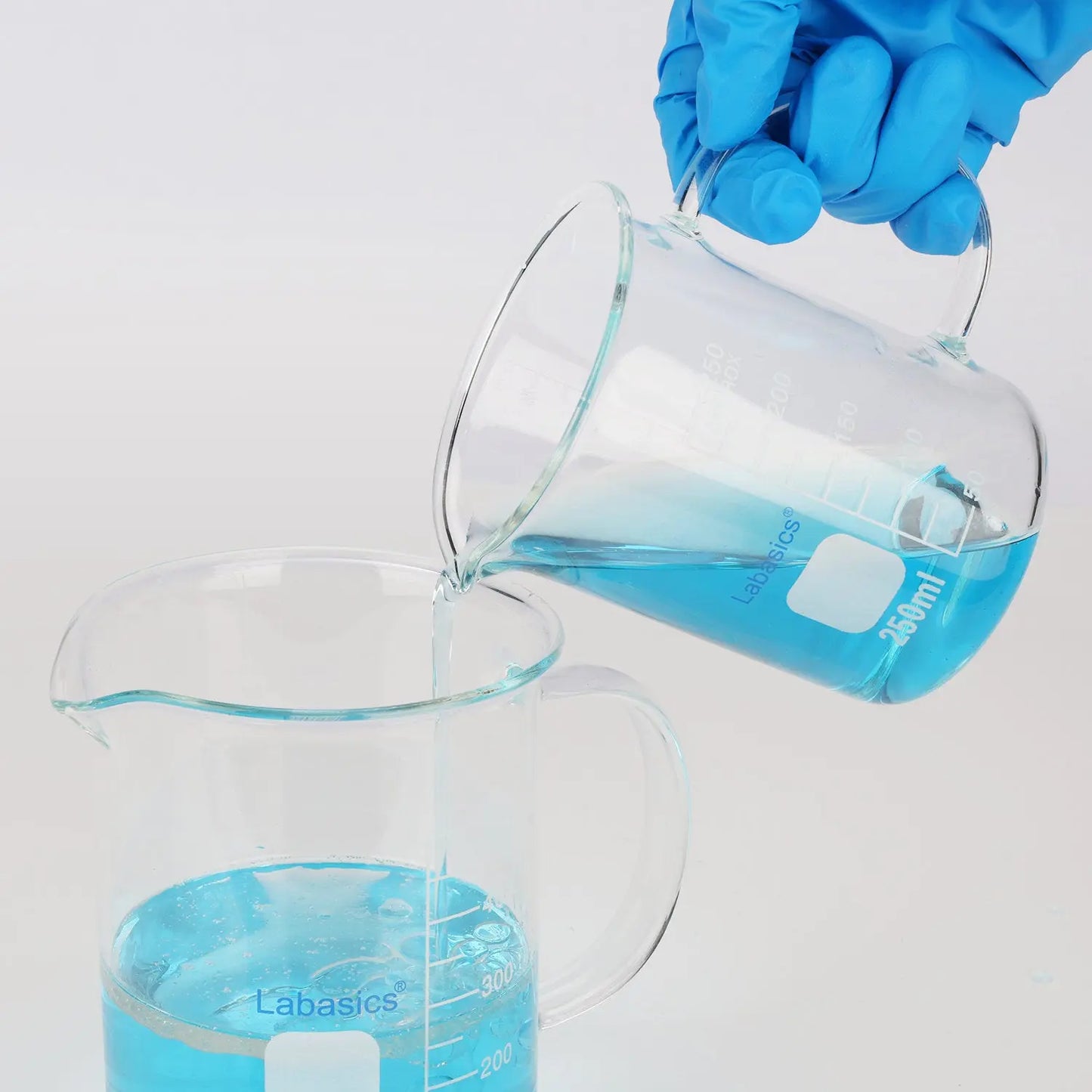 Laboratory Grade Glass Graduated Beaker Labasics