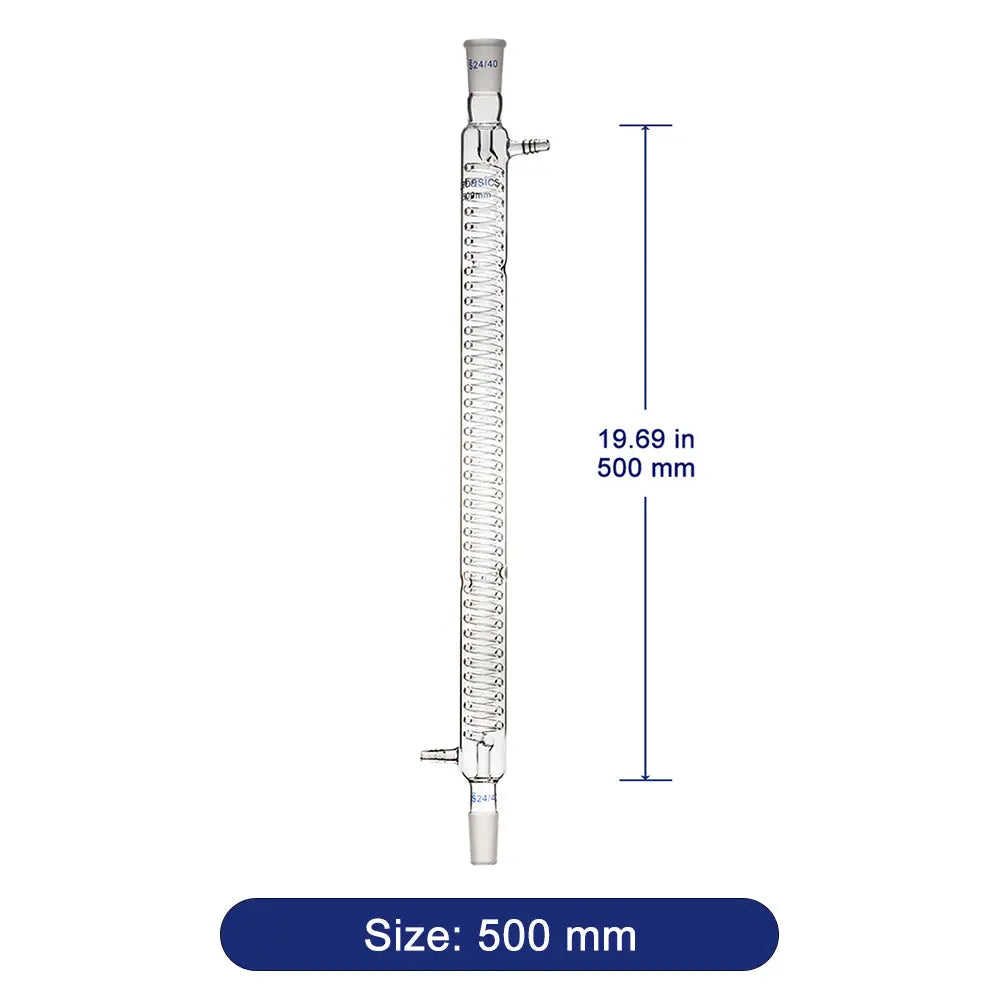 Glass Graham Condenser, 24/40 Joint Jacket Length Labasics