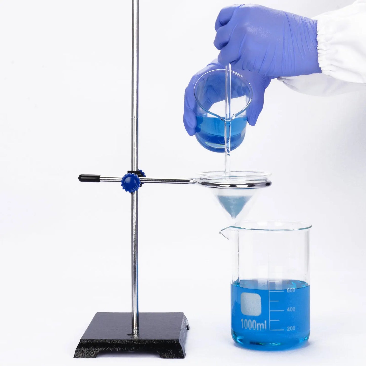 Qualitative Filter Paper, Fast Filtration Speed, 100 Pack, 55-90 mm Diameter Labasics