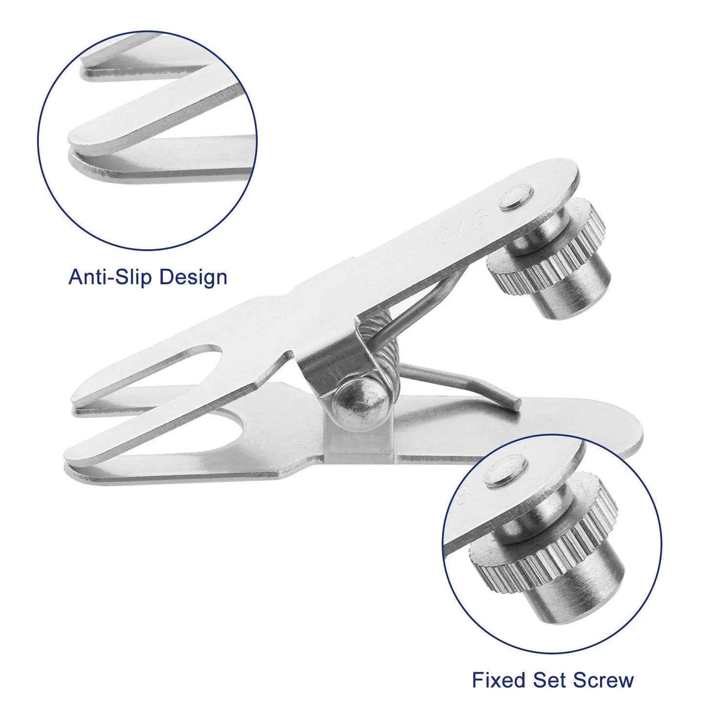 Stainless Steel Spherical Pinch Clamp, Size 12–28 Labasics