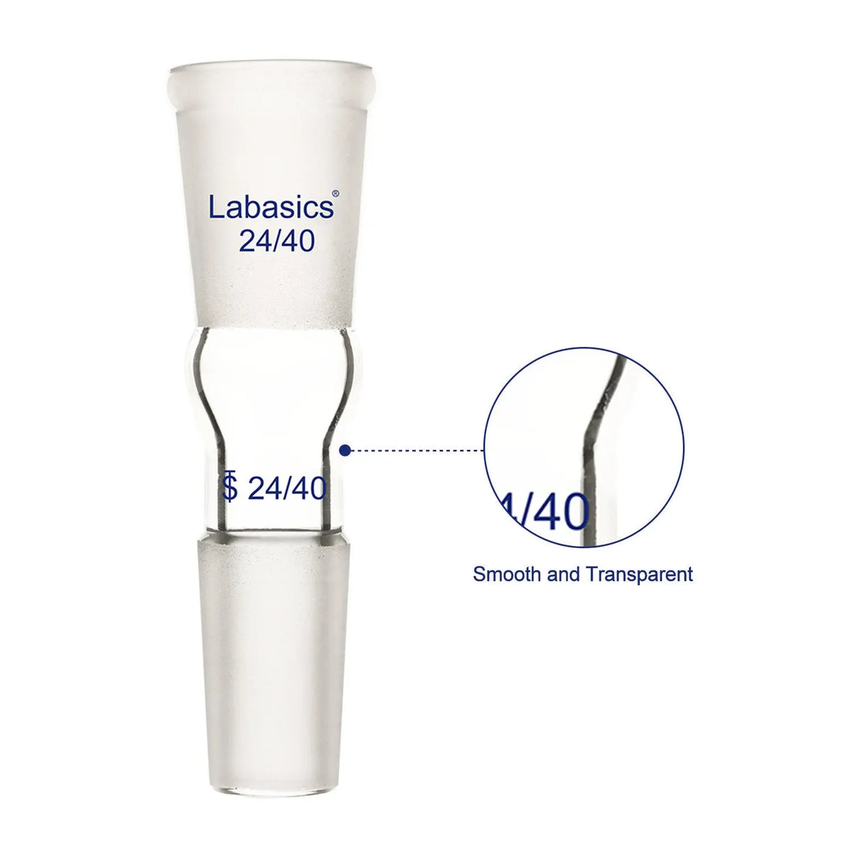 Glass Straight Connecting Adapter Labasics