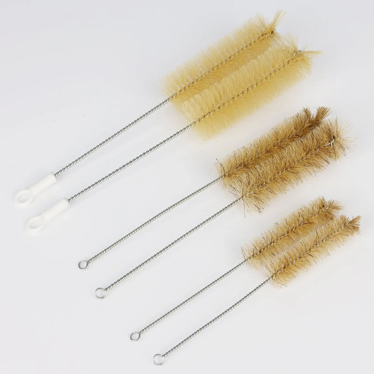 10 Pack Bristle Test Tube Bottle Wash Cleaning Brushes Labasics