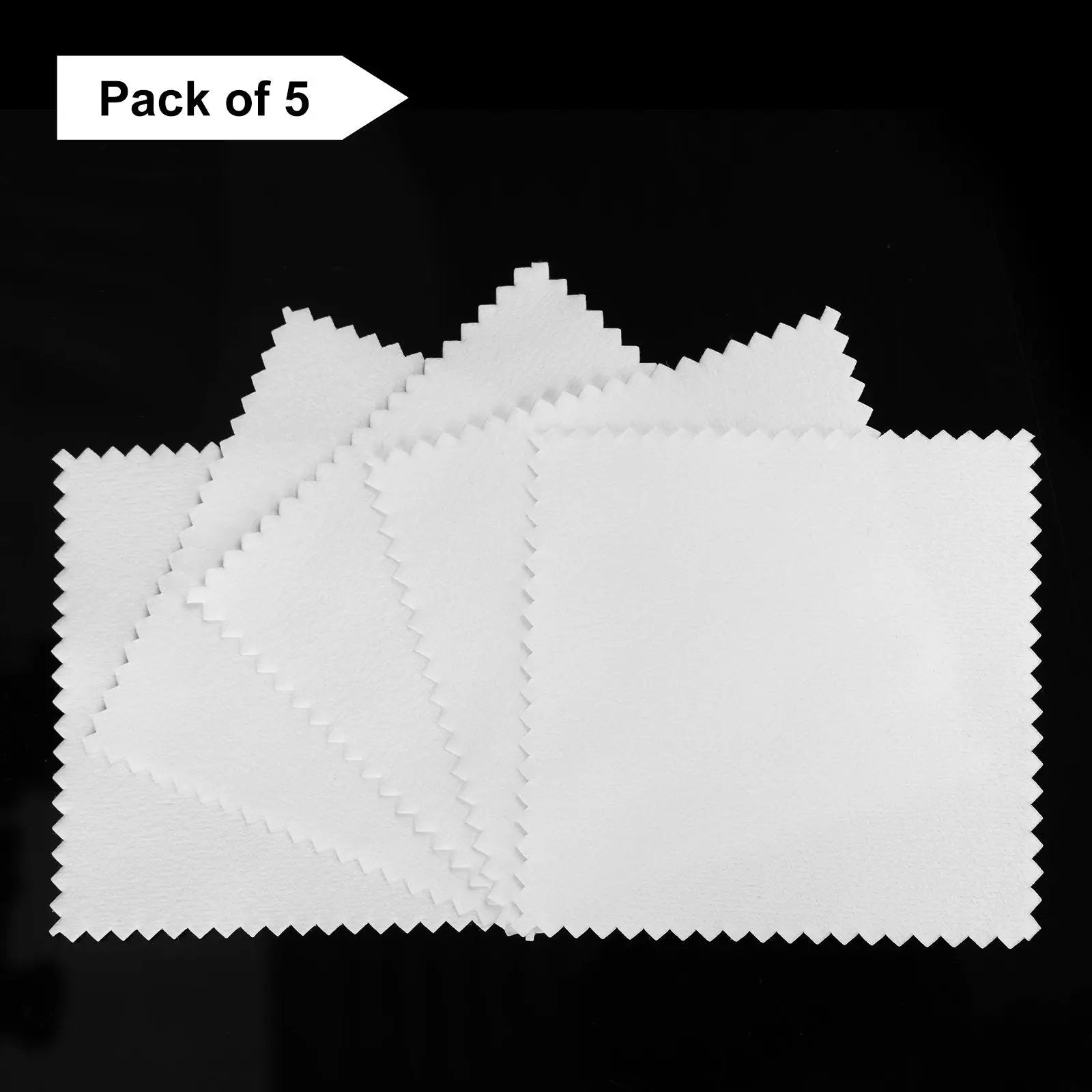 Velvet Fabric Polishing Cloth, 5 Packs Labasics shop