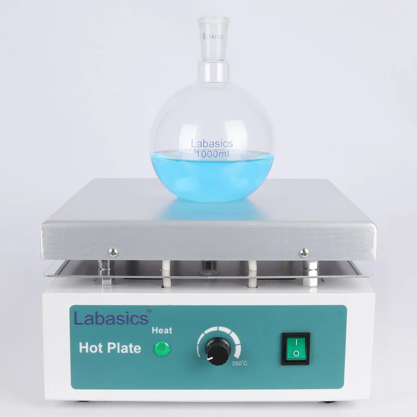 Aluminum Heating Plate with Knob Control, Infinitely Adjustable, Max Temp 350°C Labasics