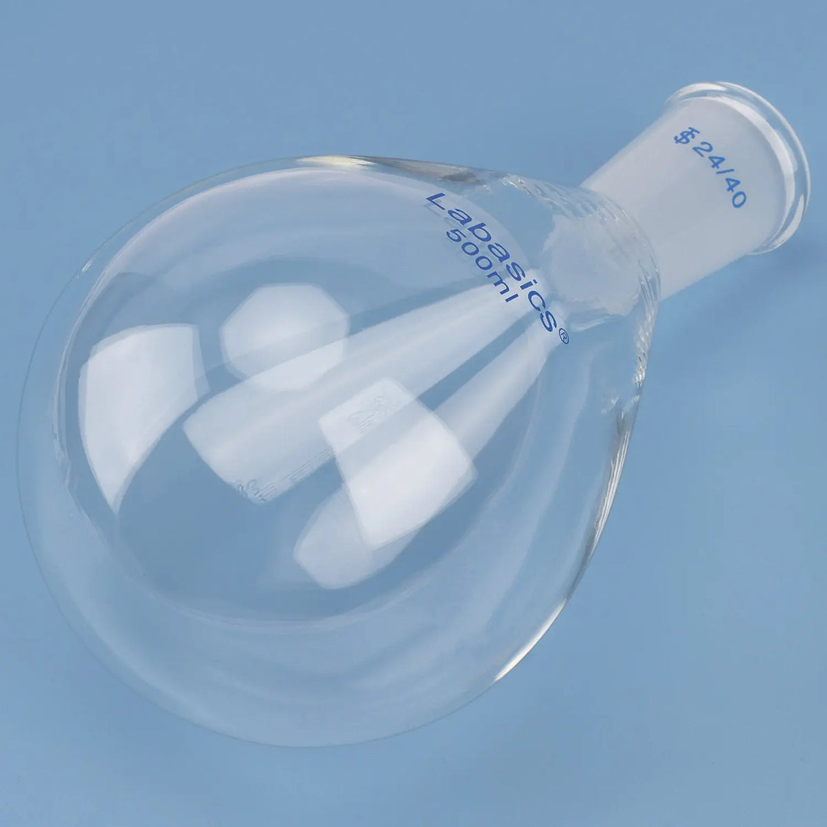 Borosilicate Glass Single Neck Recovery Flask Rotary Evaporator Round Bottom Flask, with 24/40 Outer Joint Labasics