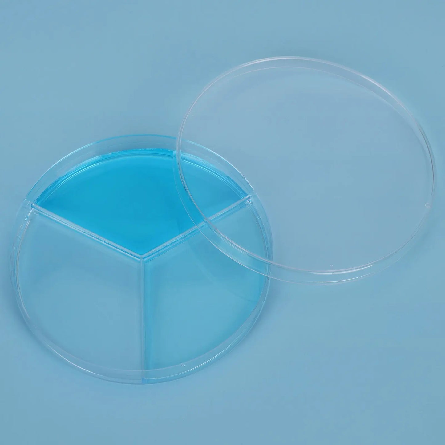 Plastic Petri Dishes, 10 Packs, 1-4 Compartments Labasics