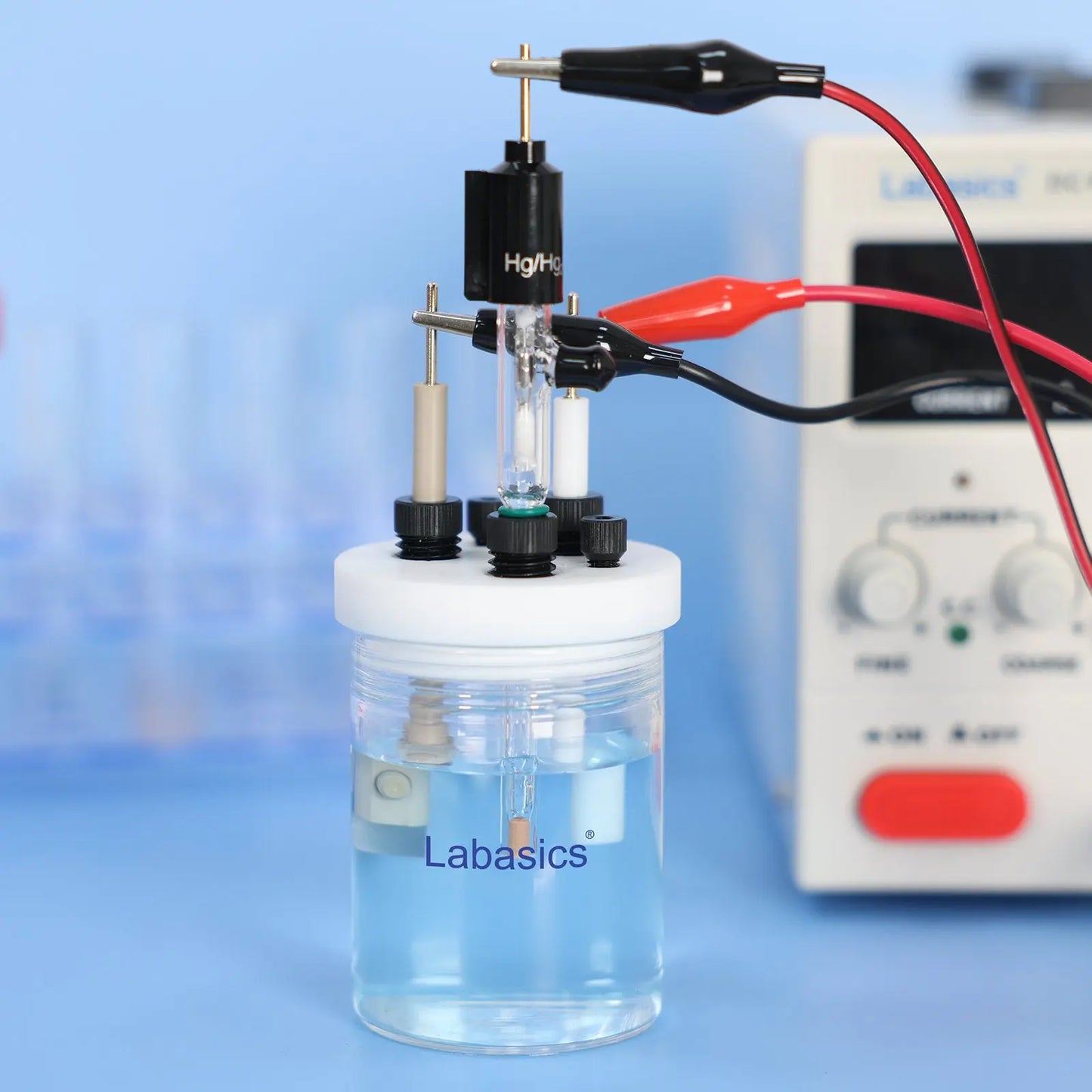 Platinum Sheet Electrode Holder, PEEK Casing Labasics shop