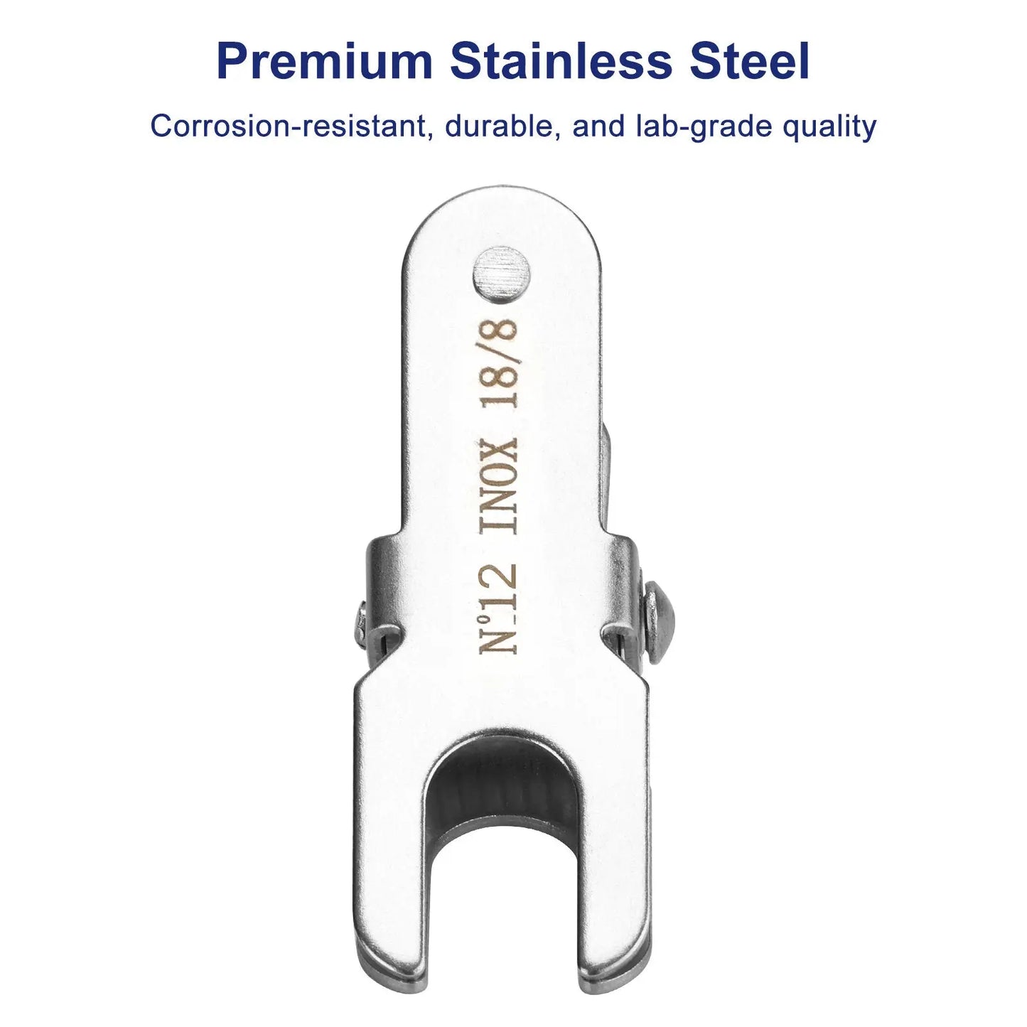 Stainless Steel Spherical Pinch Clamp, Size 12–28 Labasics