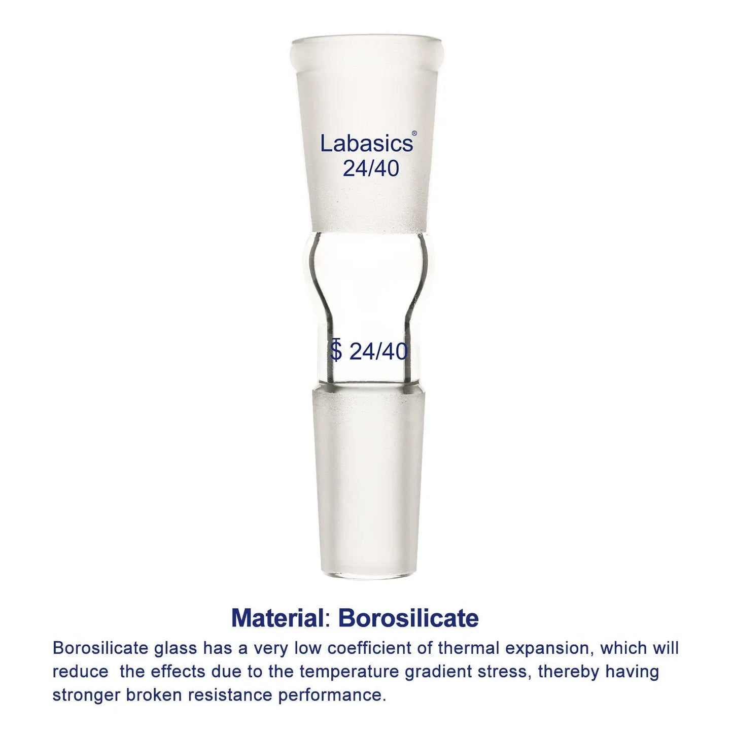 Glass Straight Connecting Adapter Labasics