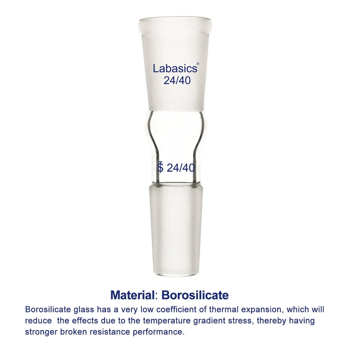Glass Straight Connecting Adapter Labasics