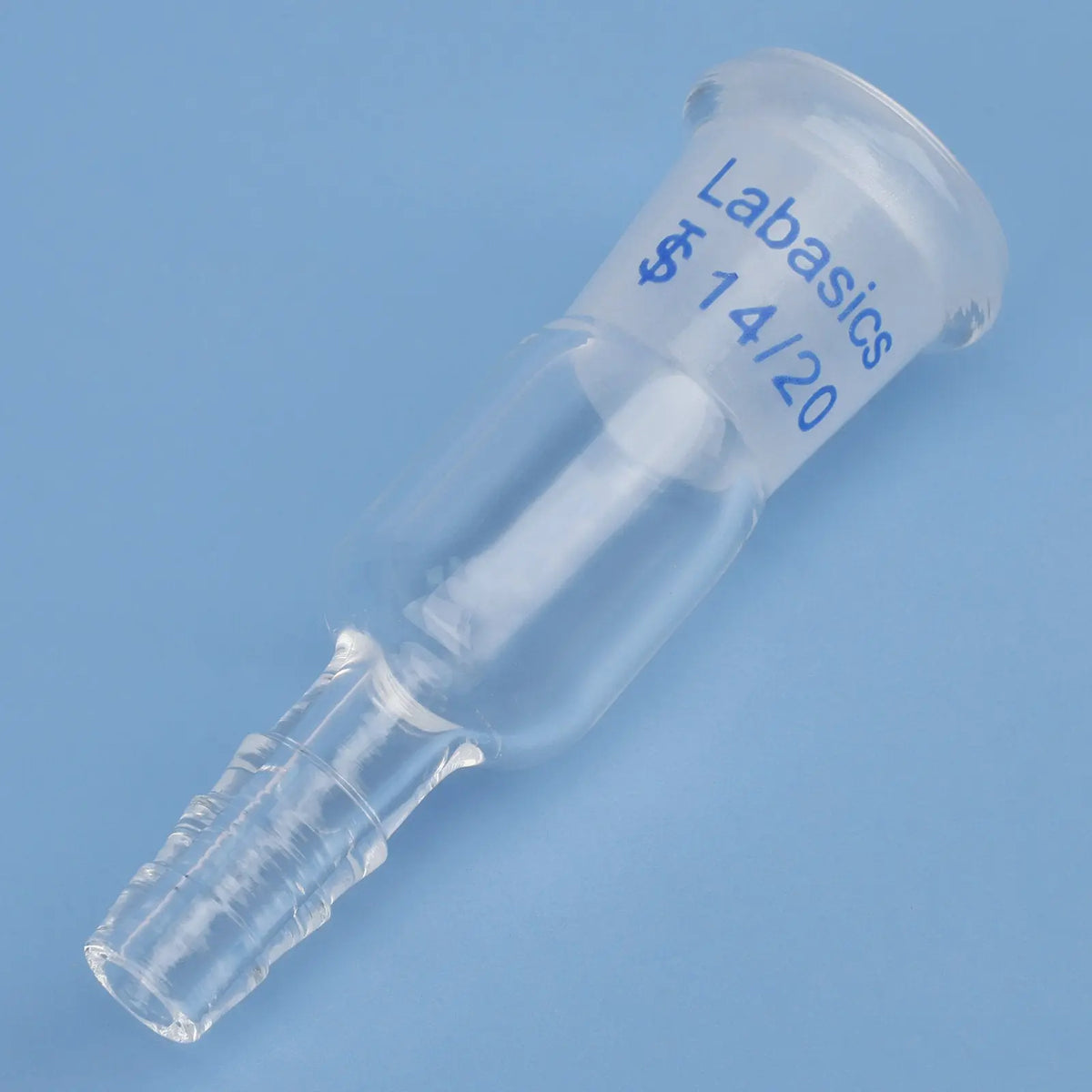 Glass Vacuum Inlet Adapter, 8mm (0.31inch) hose connection Labasics