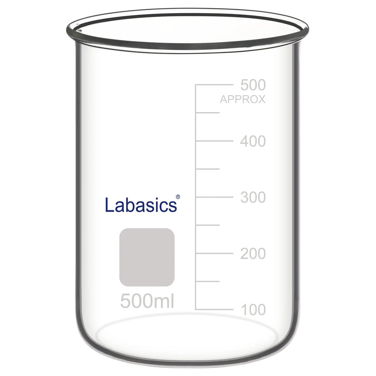 Glass Beaker, No Spout, 50-500 ml Labasics
