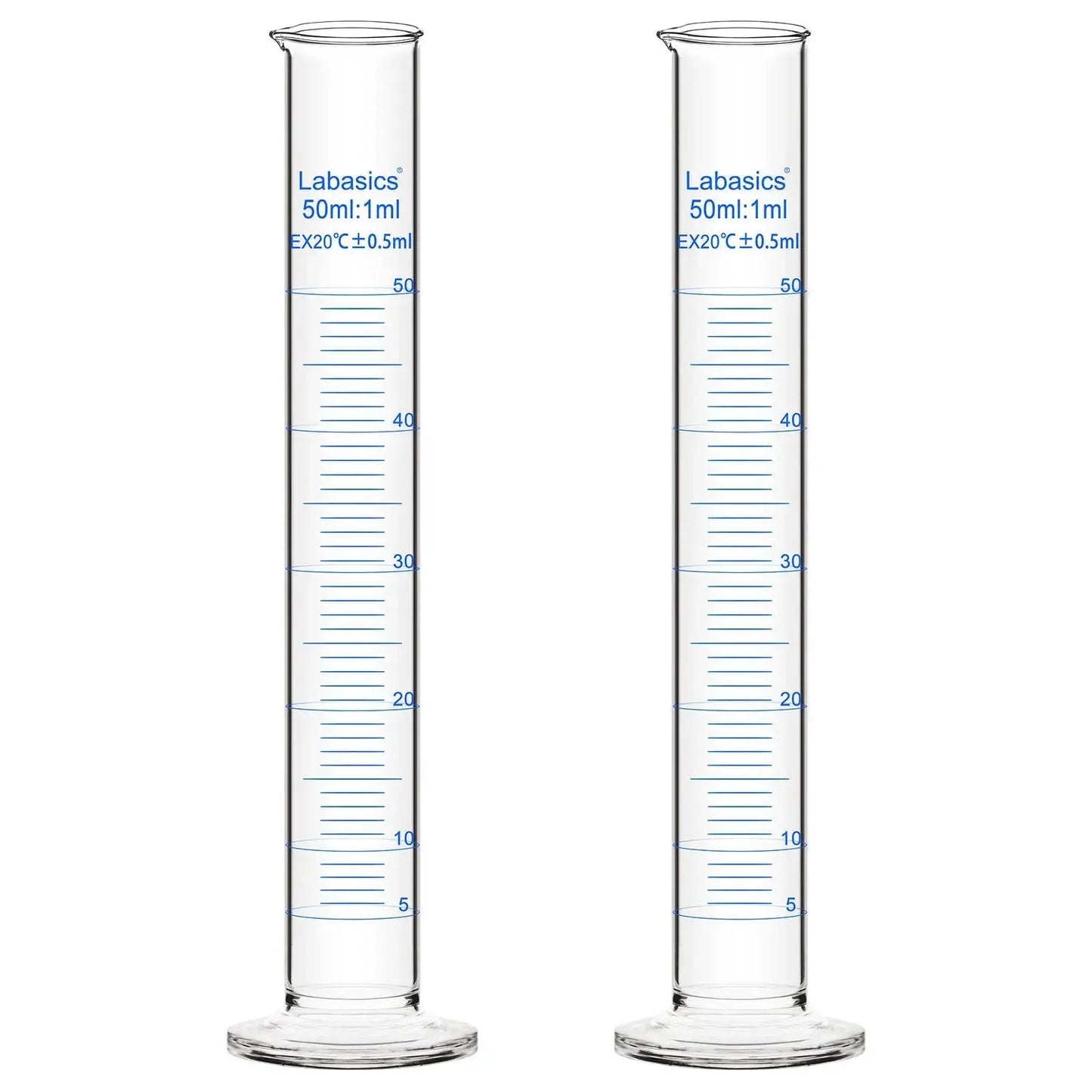 Measuring Cylinder, 10-250 mL, 2 Packs Labasics