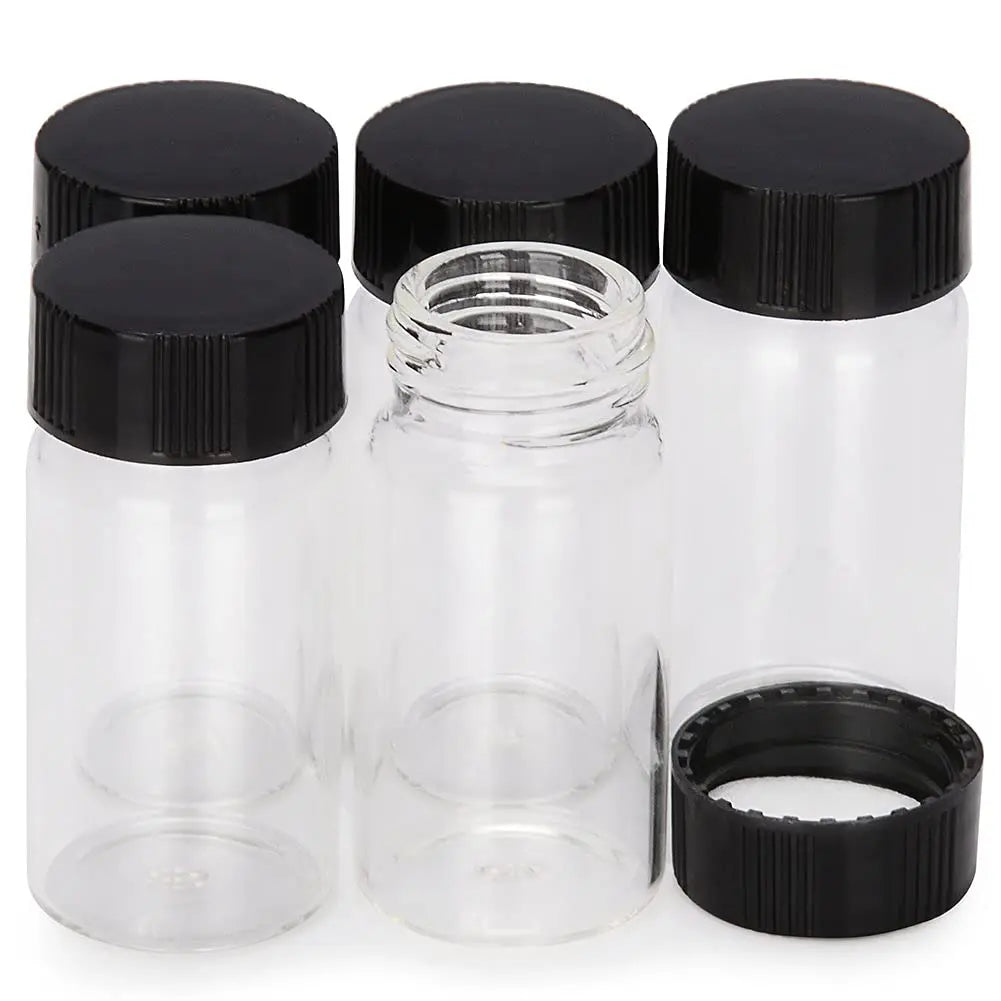 Clear Glass Liquid Sampling Vials Reagent Bottle with Cap Closure