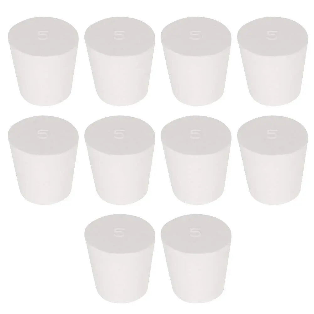 Solid Rubber Stoppers, White Labasics