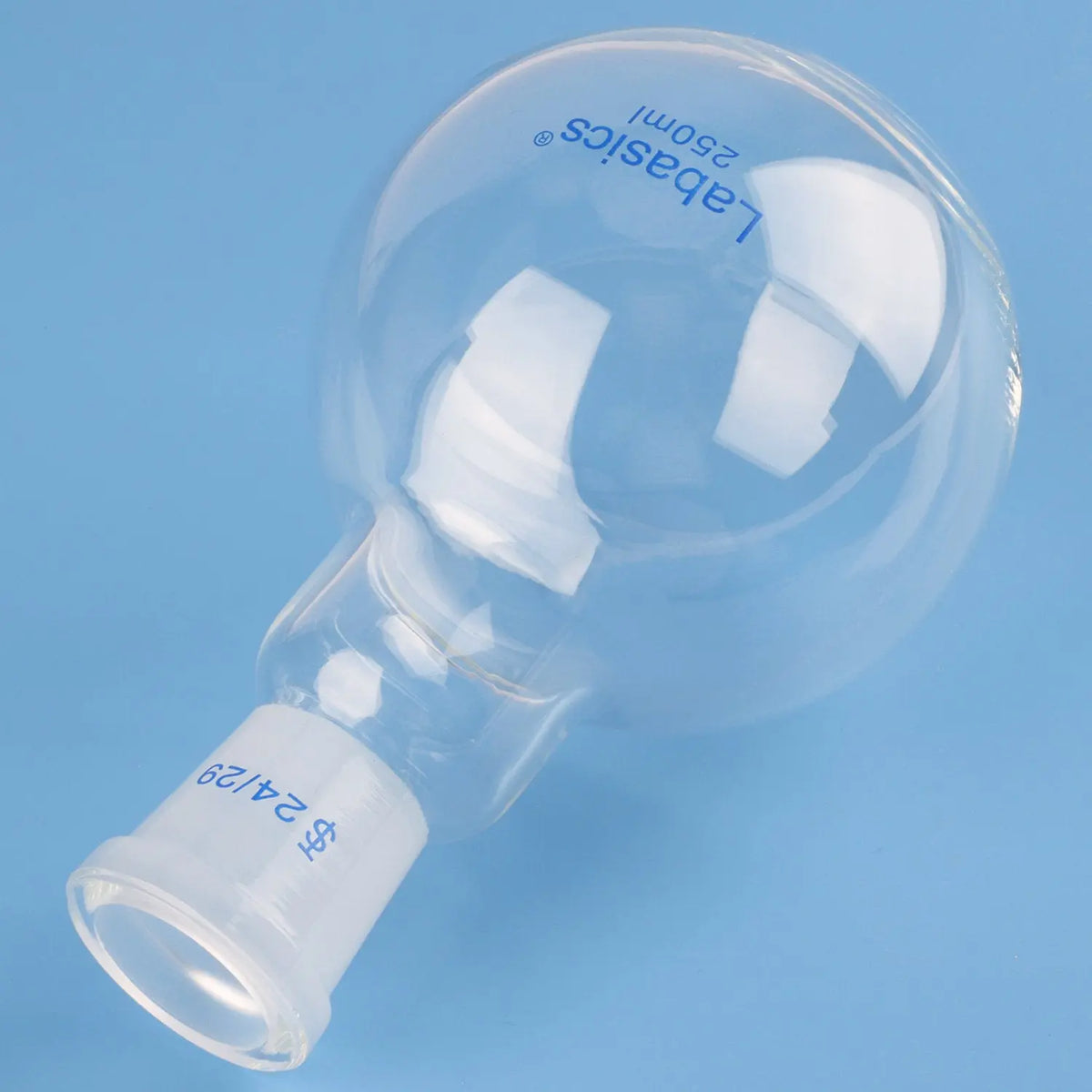 Single Neck Glass Flat Bottom Boiling Flask, 24/29 Standard Joint Labasics