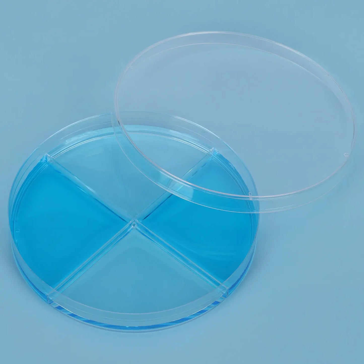Plastic Petri Dishes, 10 Packs, 1-4 Compartments Labasics