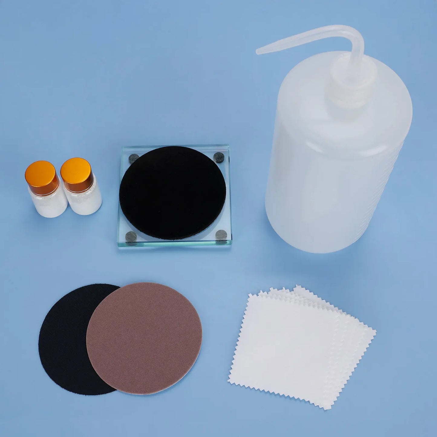 Velvet Fabric Polishing Cloth, 5 Packs Labasics shop